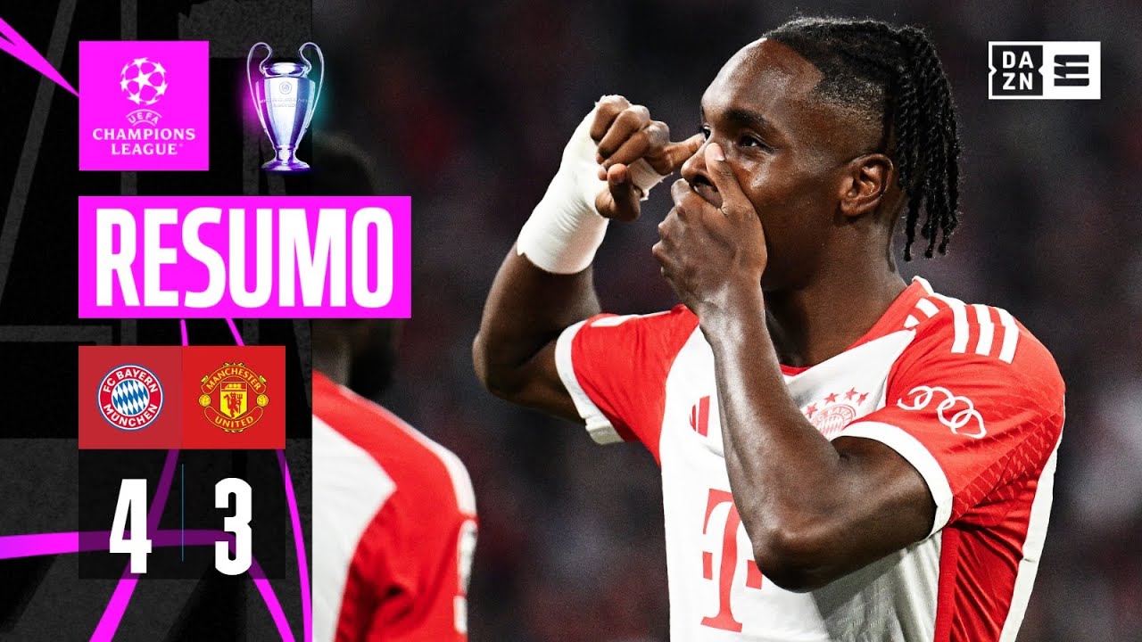 Resumo | Bayern 4-3 Man. United | Champions League 23/24