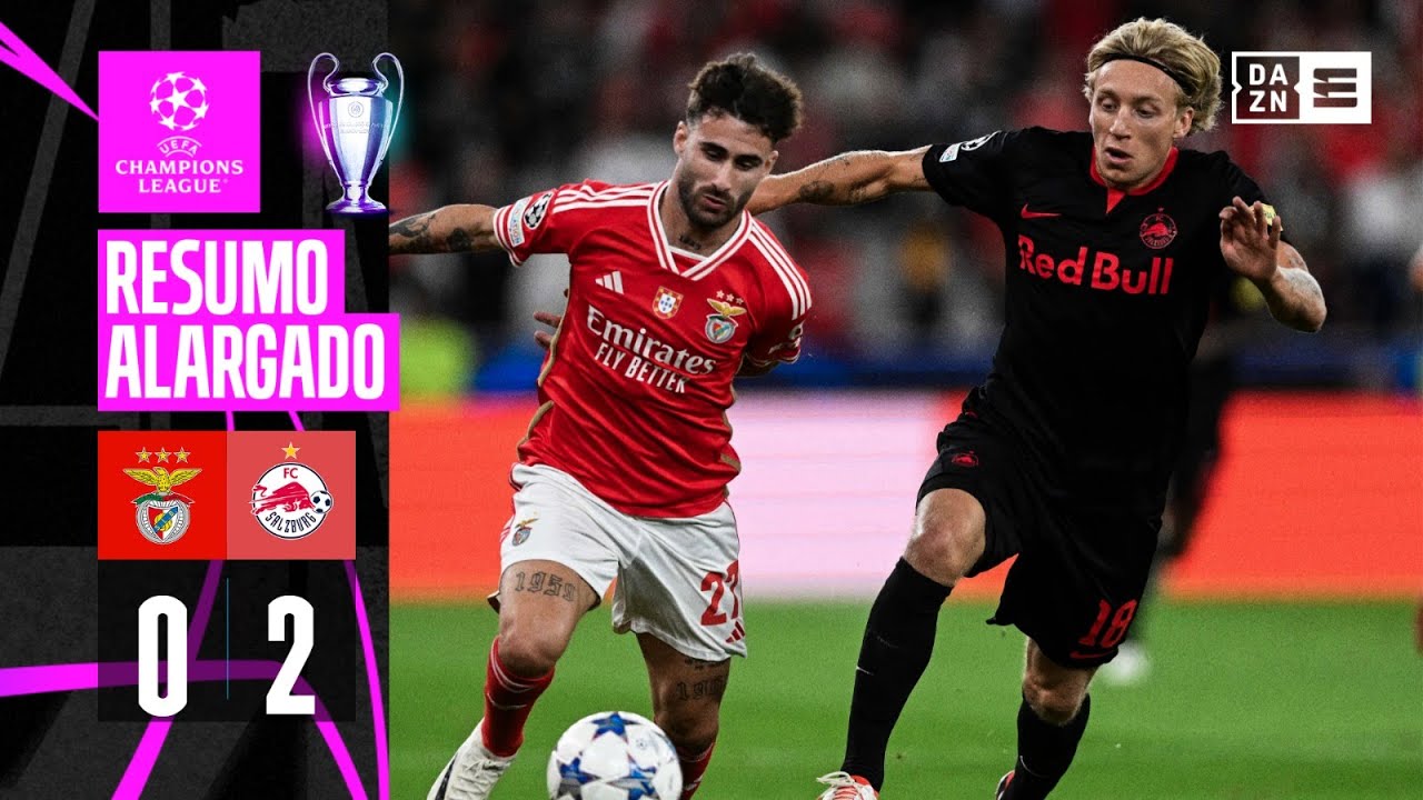 Resumo Alargado | Benfica 0-2 Salzburg | Champions League 23/24