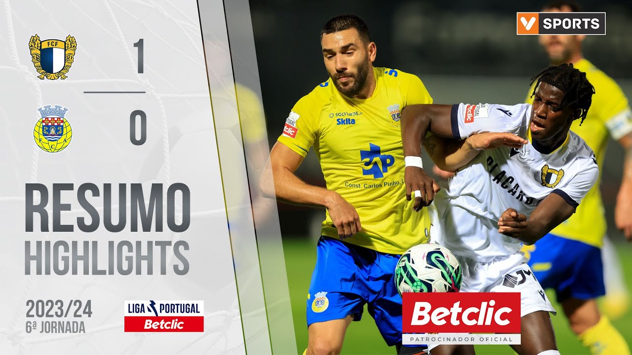 Resumo: Famalic&atilde;o 1-0 FC Arouca (Liga 23/24 #6)