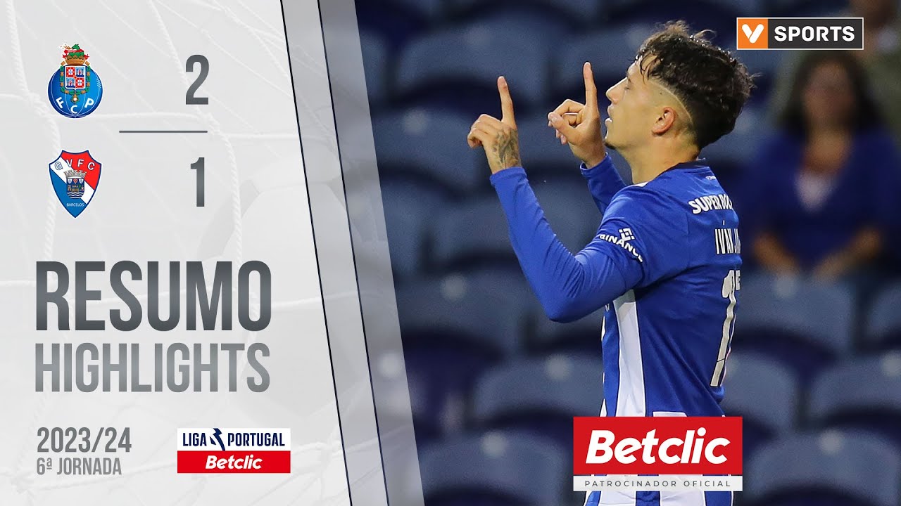 Resumo: FC Porto 2-1 Gil Vicente (Liga 23/24 #6)