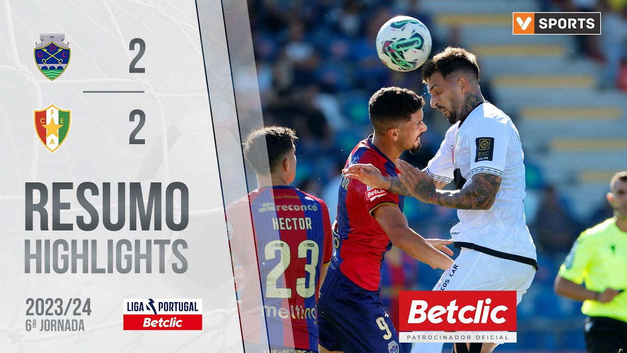 Resumo: Desp. Chaves 2-2 Estrela Amadora (Liga 23/24 #6)