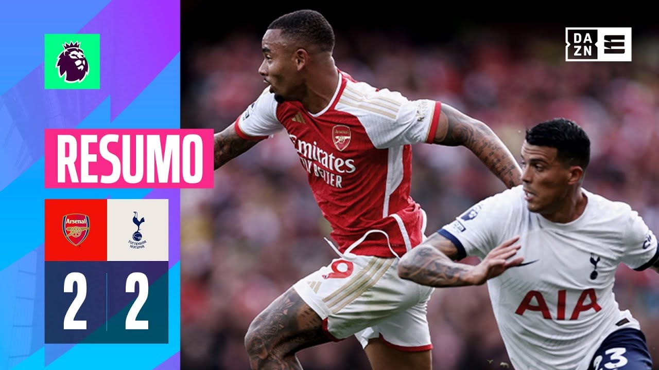 Resumo | Arsenal 2-2 Tottenham | Premier League 23/24