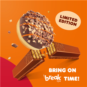 Dunkin’ lan&ccedil;a doughnuts recheados com KitKat em exclusivo nas lojas Continente de Portugal