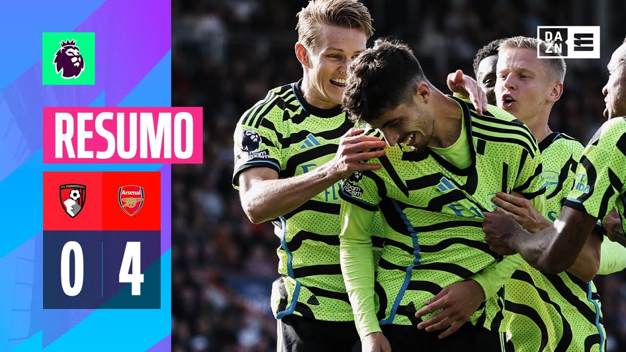 Resumo | Bournemouth 0-4 Arsenal | Premier League 23/24