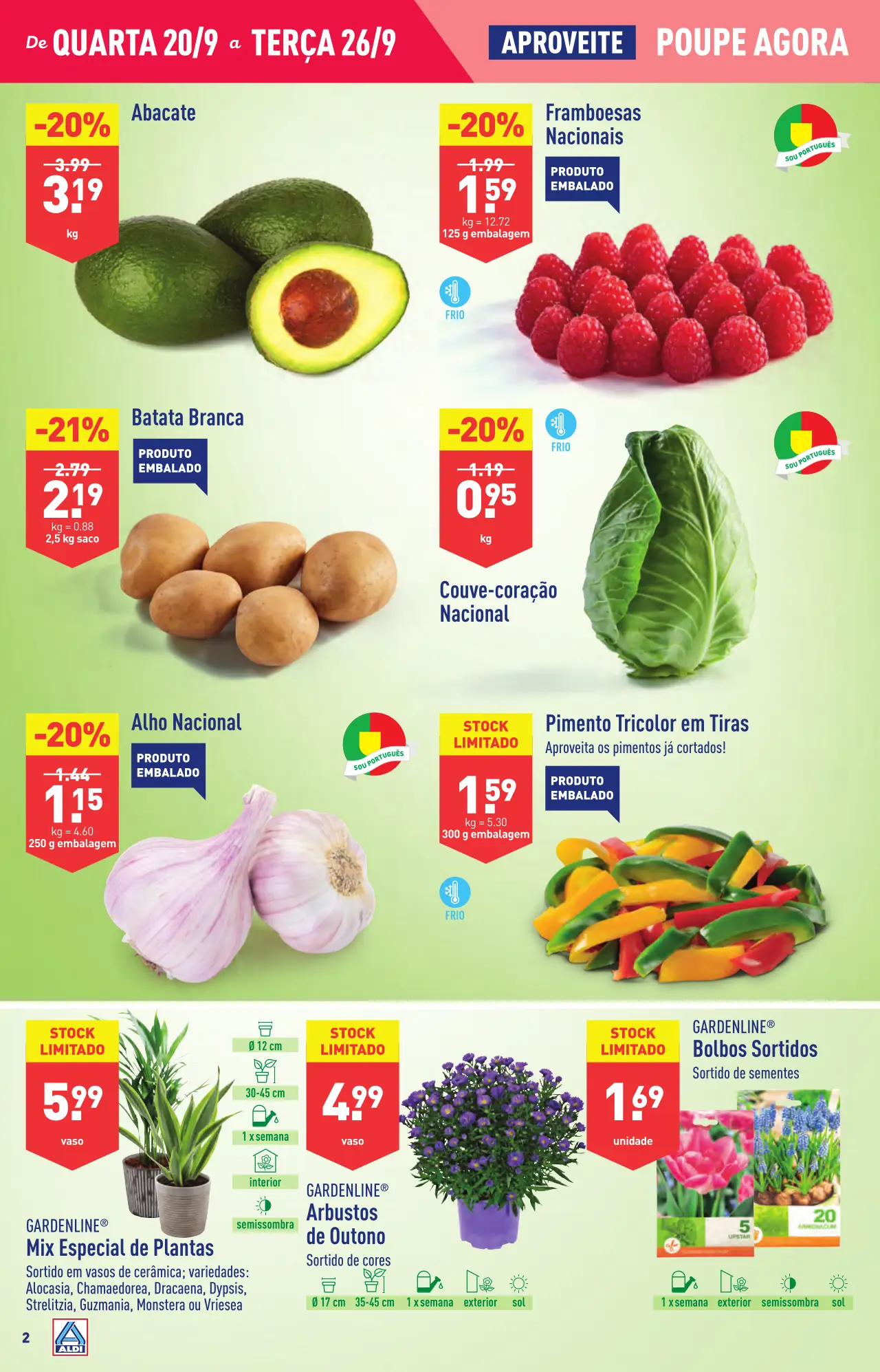 Antevis&atilde;o Folheto ALDI (20 a 26 setembro)