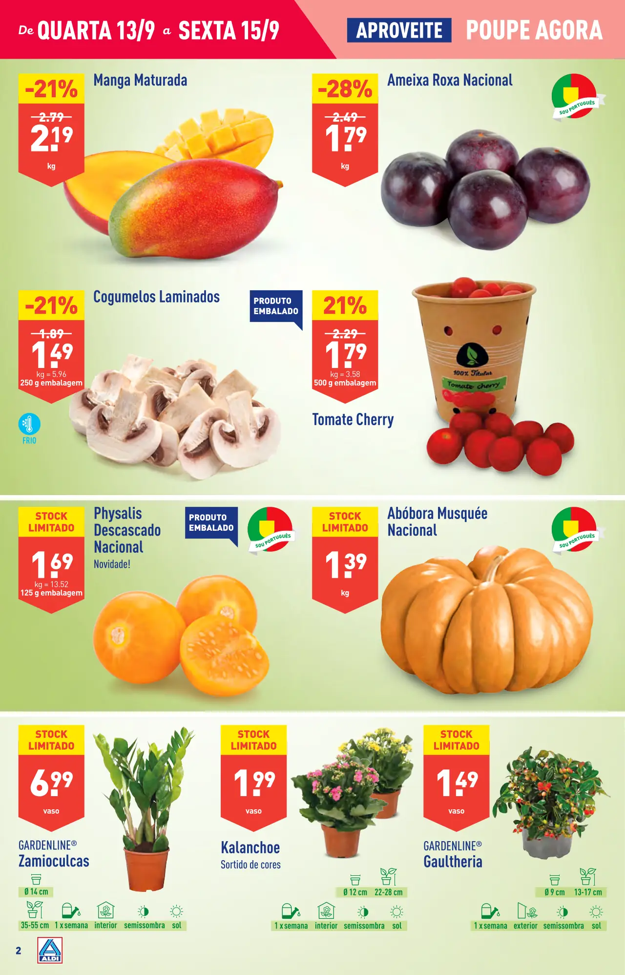 Antevis&atilde;o Folheto ALDI (13 a 19 setembro)