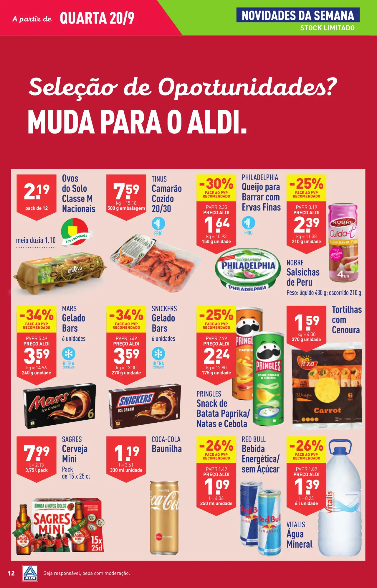 Antevis&atilde;o Folheto ALDI (20 a 26 setembro)