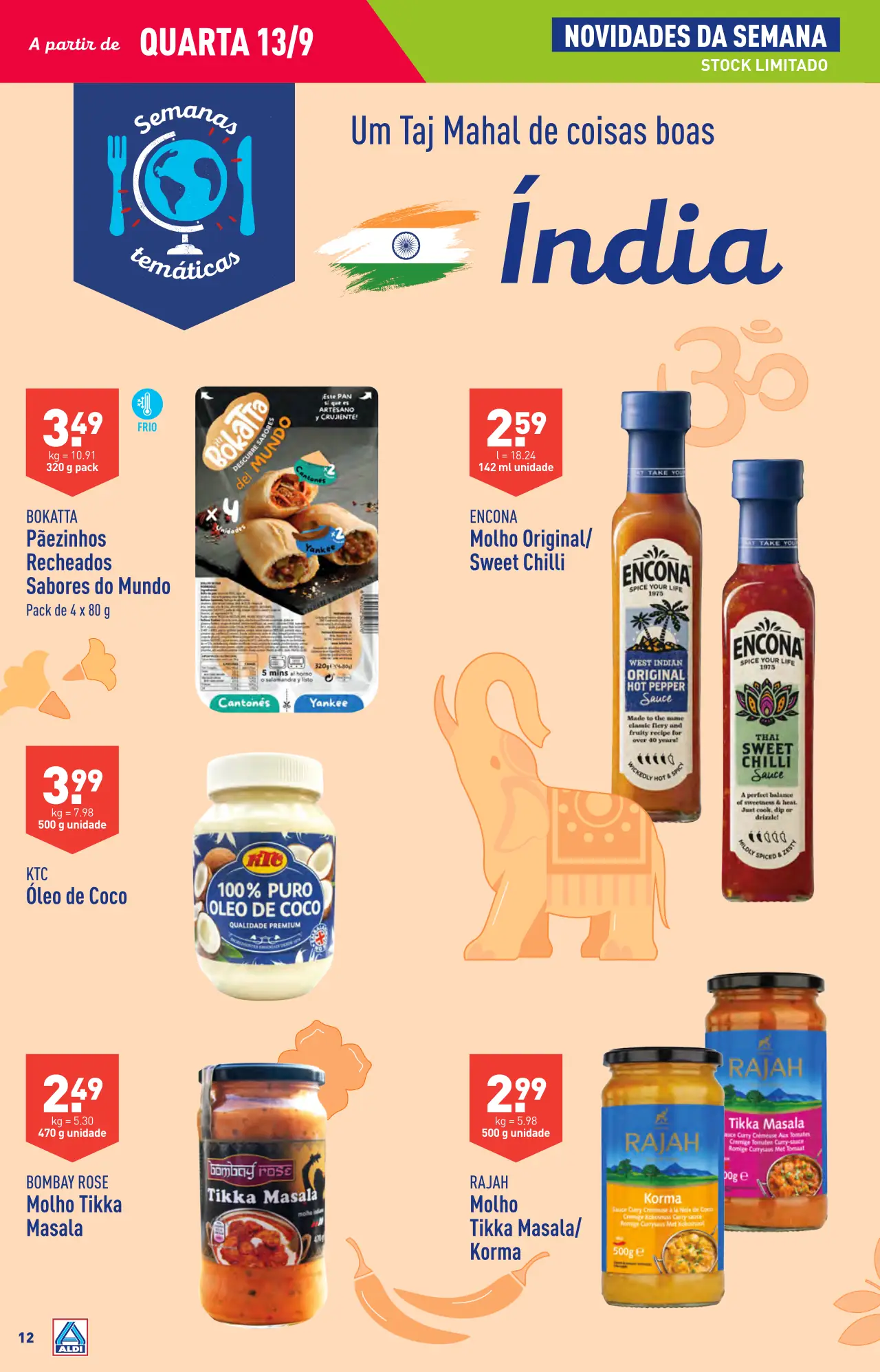 Antevis&atilde;o Folheto ALDI (13 a 19 setembro)