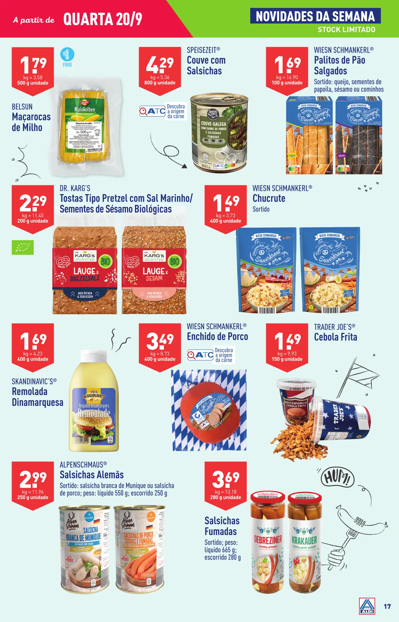 Antevis&atilde;o Folheto ALDI (20 a 26 setembro)