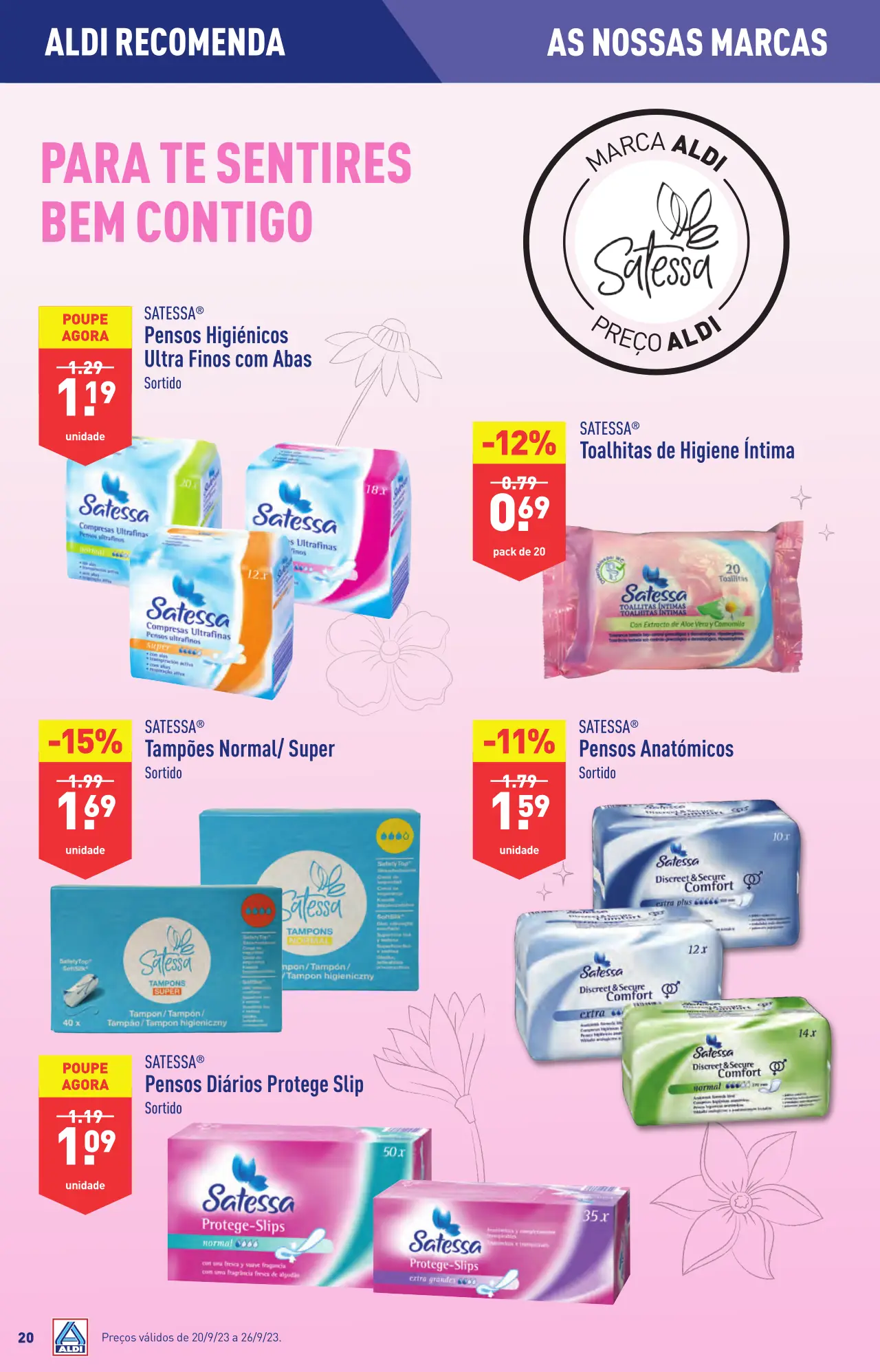 Antevis&atilde;o Folheto ALDI (20 a 26 setembro)