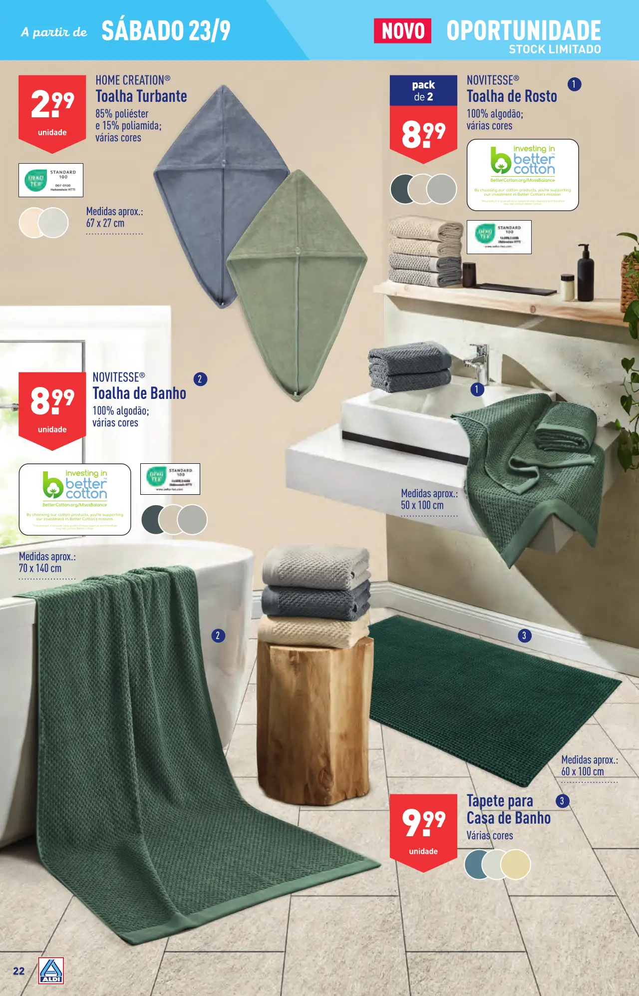 Antevis&atilde;o Folheto ALDI (20 a 26 setembro)