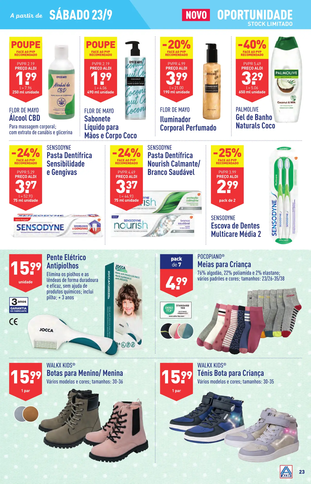 Antevis&atilde;o Folheto ALDI (20 a 26 setembro)