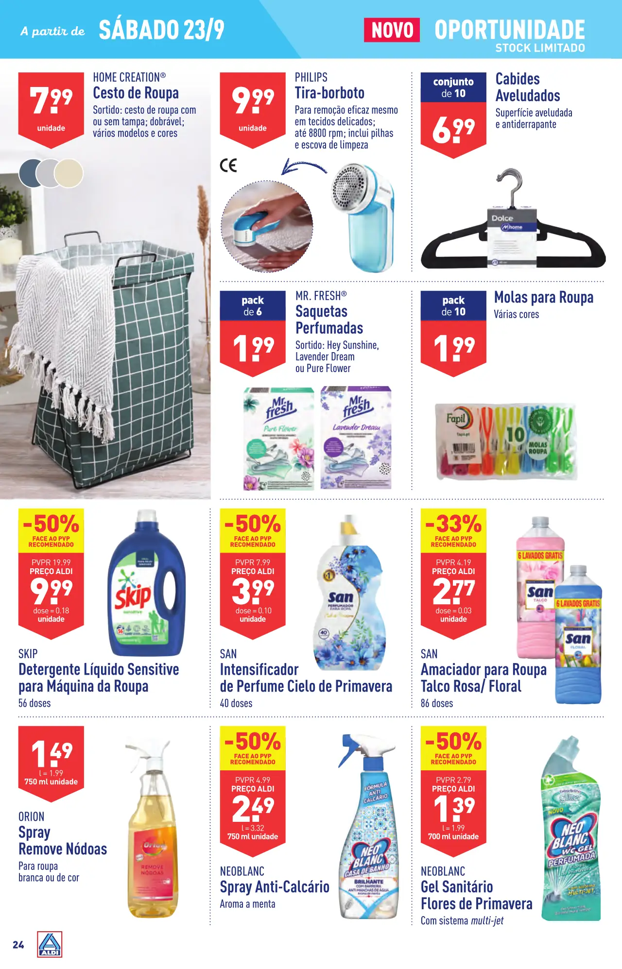 Antevis&atilde;o Folheto ALDI (20 a 26 setembro)