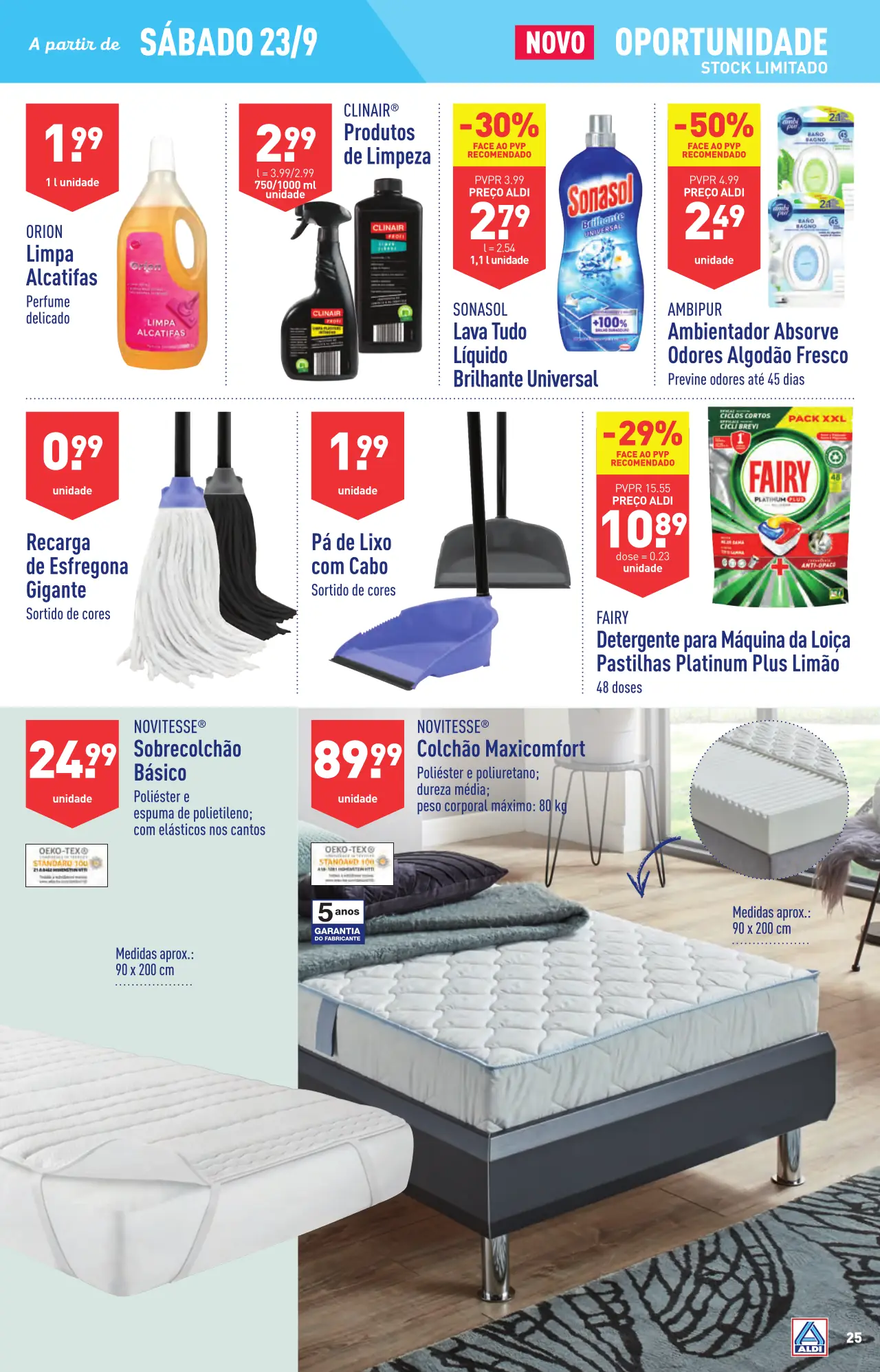 Antevis&atilde;o Folheto ALDI (20 a 26 setembro)