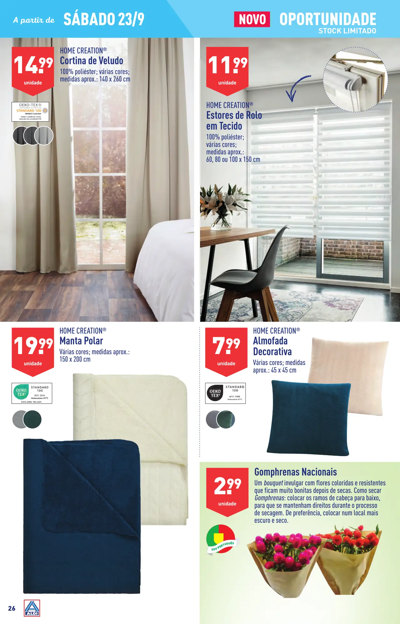 Antevis&atilde;o Folheto ALDI (20 a 26 setembro)