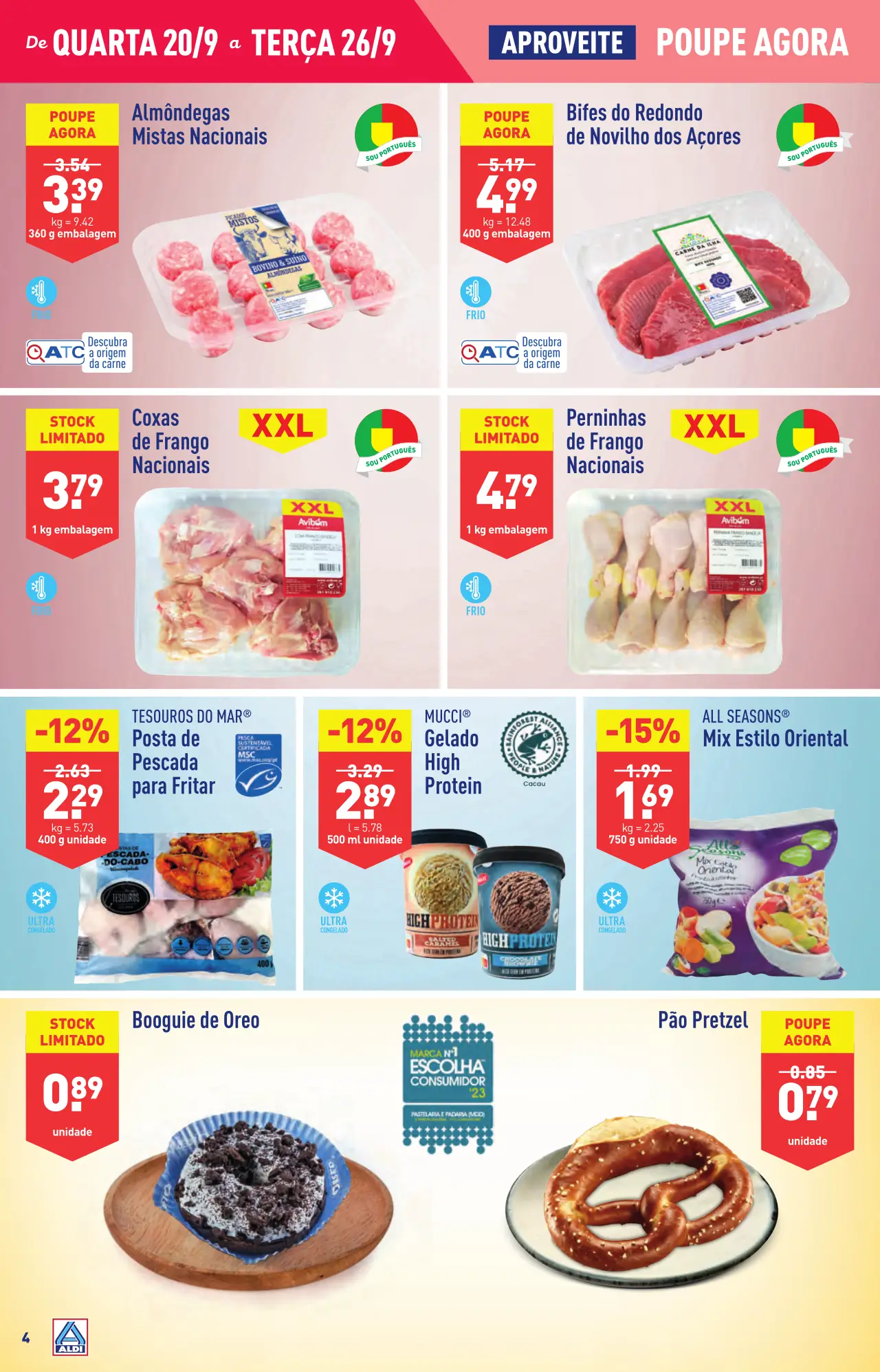 Antevis&atilde;o Folheto ALDI (20 a 26 setembro)