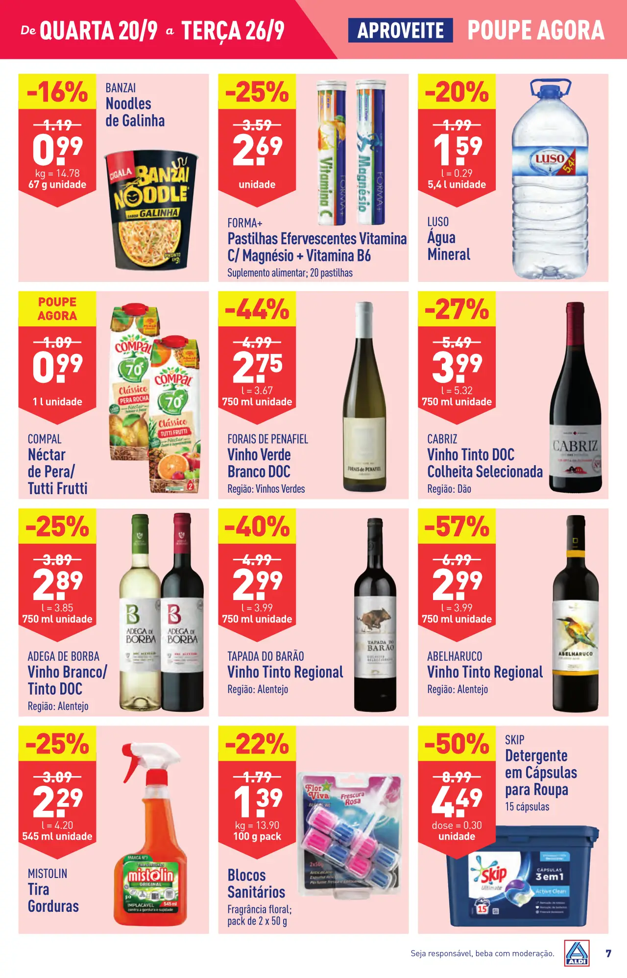 Antevis&atilde;o Folheto ALDI (20 a 26 setembro)