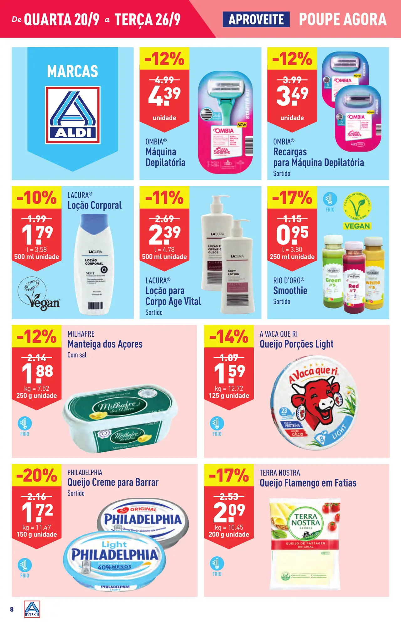 Antevis&atilde;o Folheto ALDI (20 a 26 setembro)