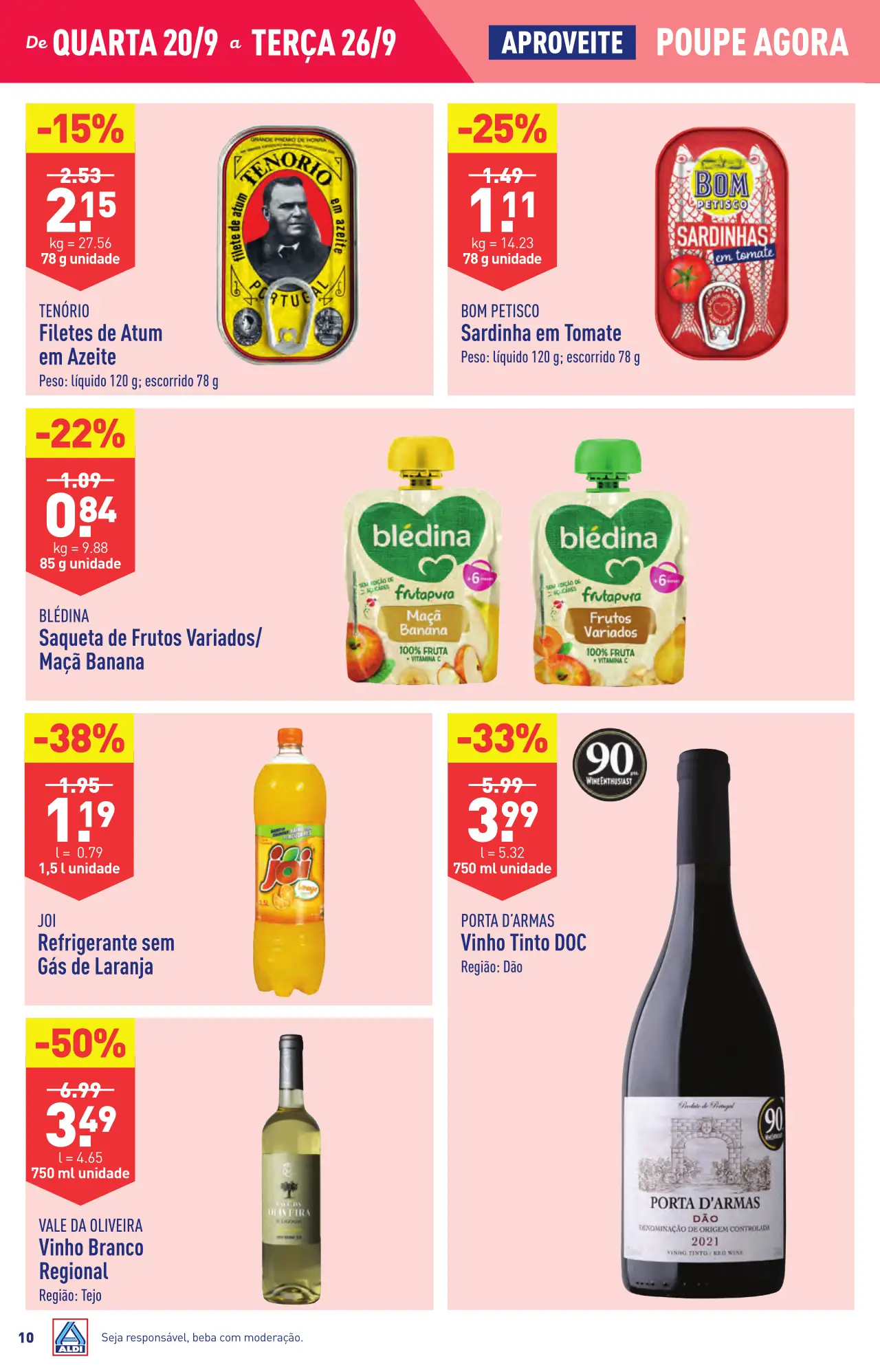 Antevis&atilde;o Folheto ALDI (20 a 26 setembro)