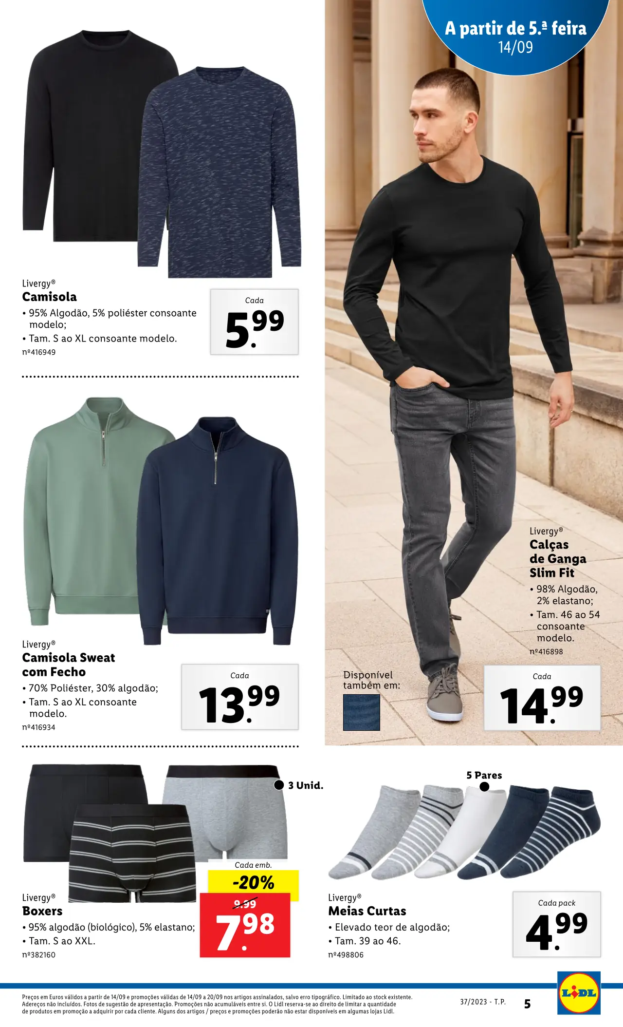 Antevis&atilde;o Folheto LiDL Novidades (a partir de 14 setembro)