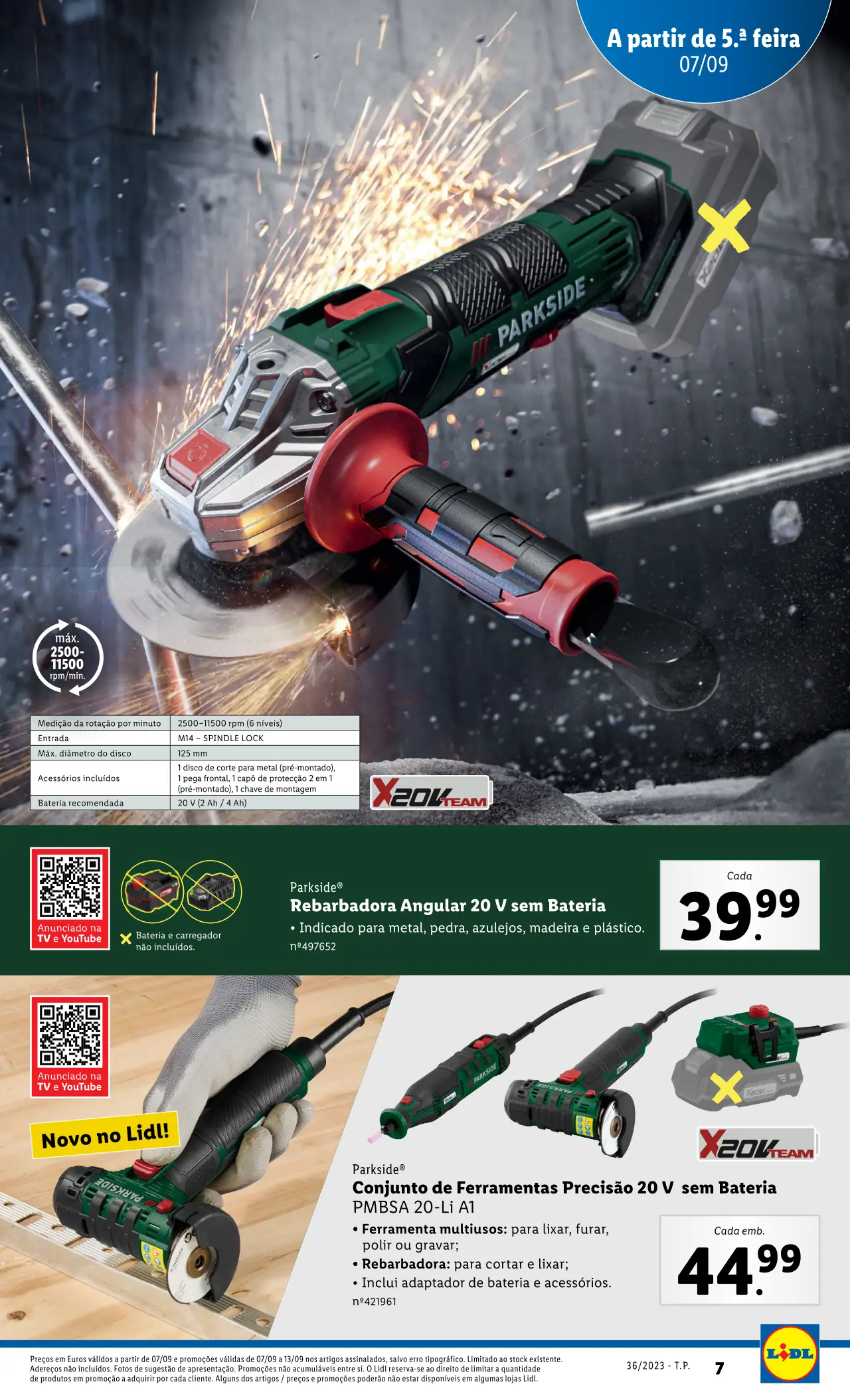 Antevis&atilde;o Folheto LiDL Novidades (a partir de 7 setembro)