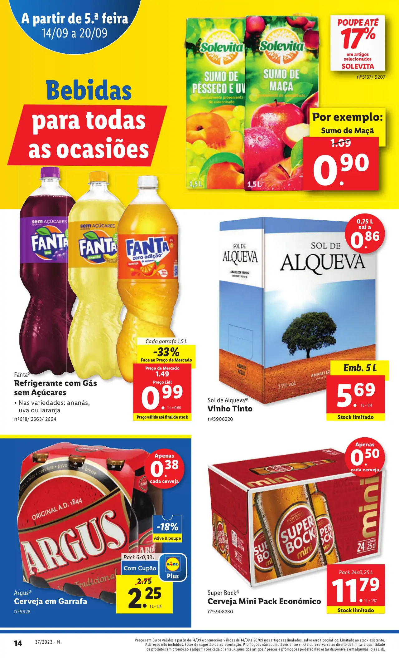 Antevis&atilde;o Folheto LiDL Promo&ccedil;&otilde;es (14 a 20 setembro)