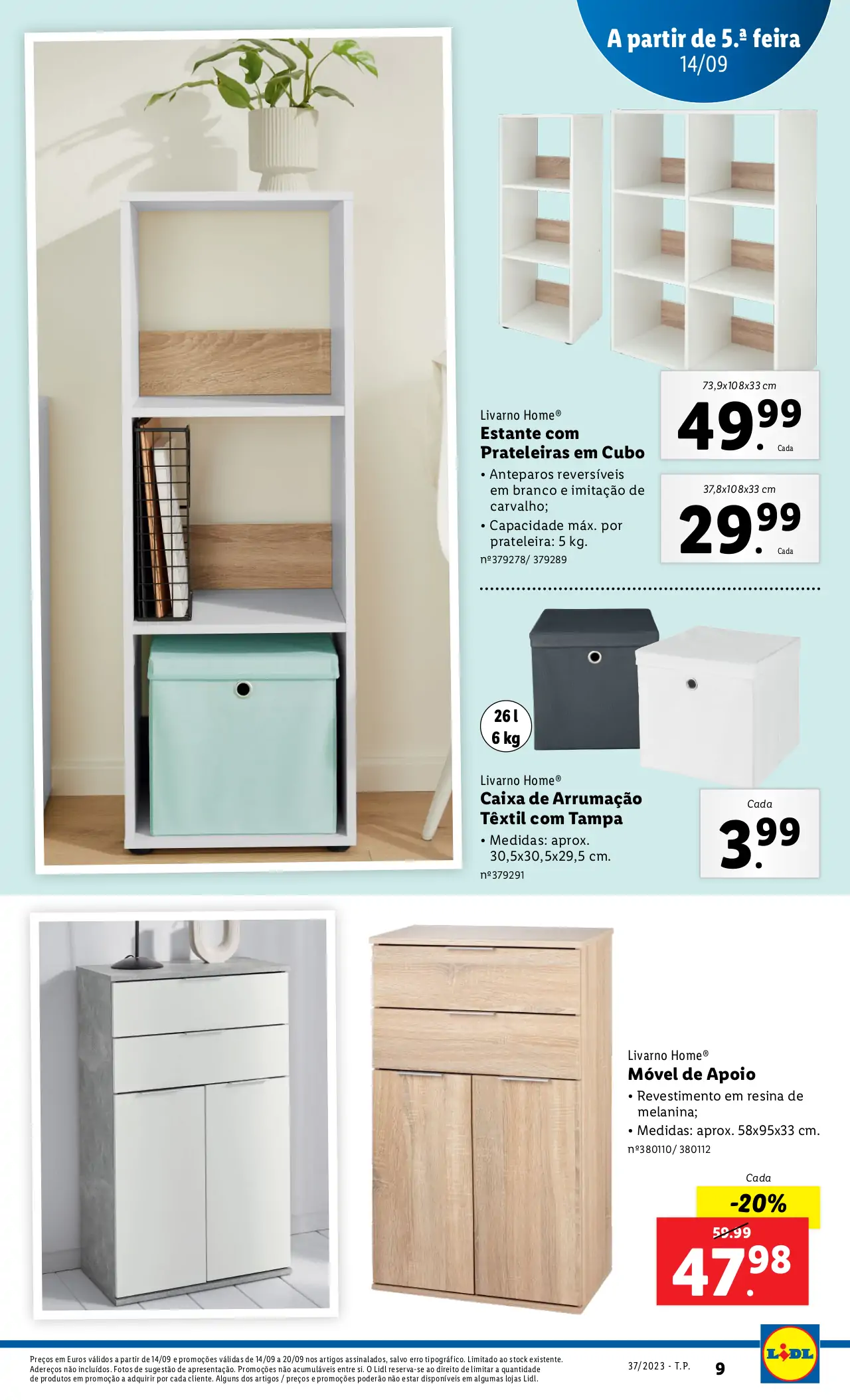 Antevis&atilde;o Folheto LiDL Promo&ccedil;&otilde;es (14 a 20 setembro)