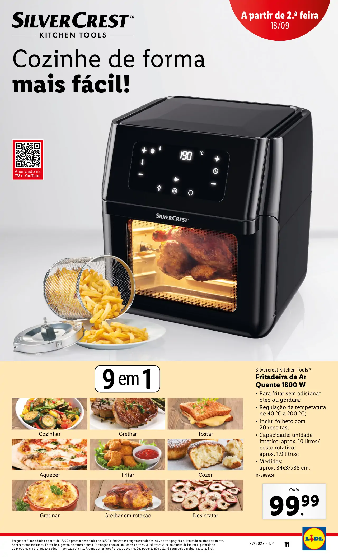 Antevis&atilde;o Folheto LiDL Promo&ccedil;&otilde;es (14 a 20 setembro)