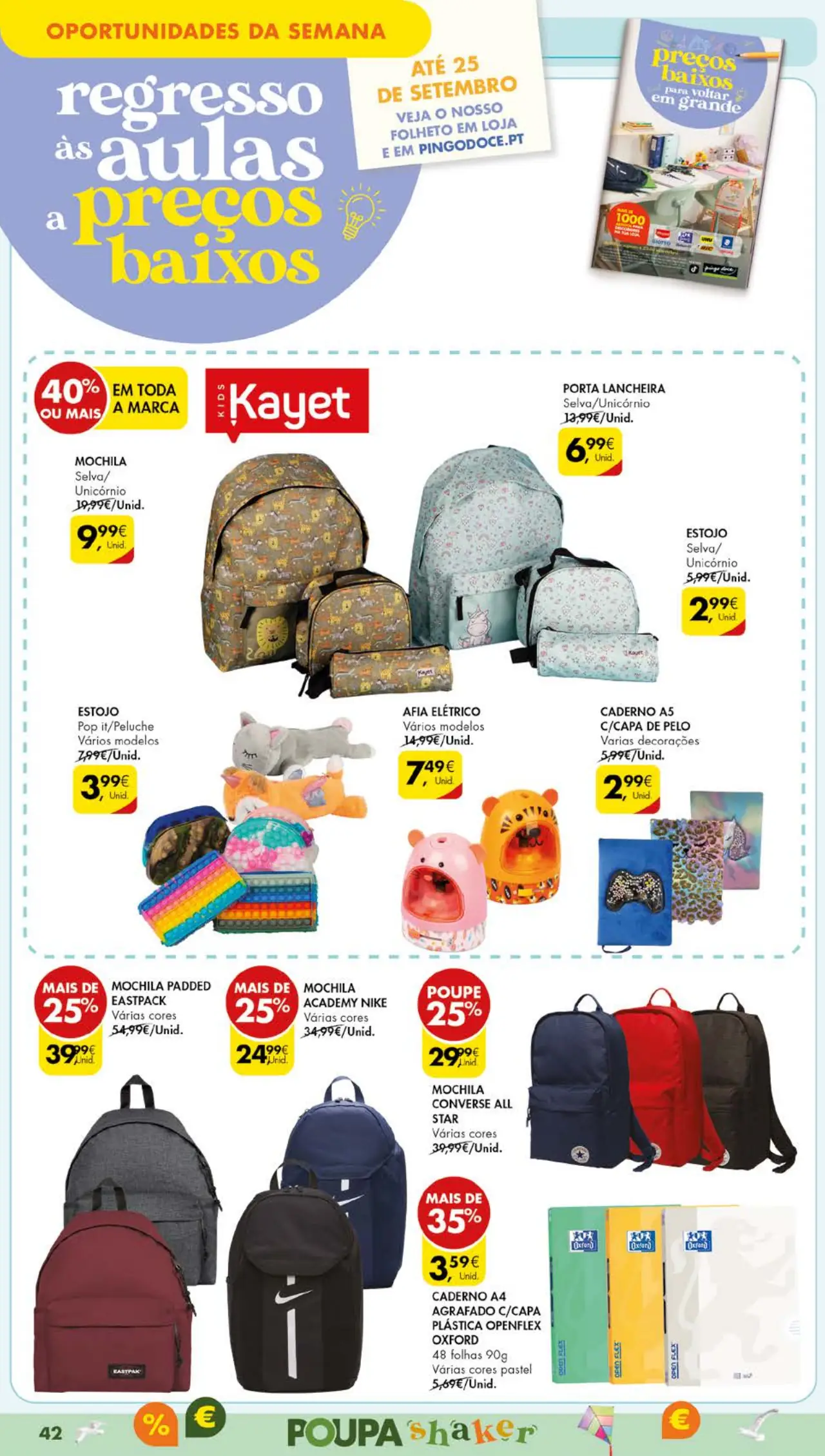 Antevis&atilde;o Folheto Pingo Doce (5 a 11 setembro)