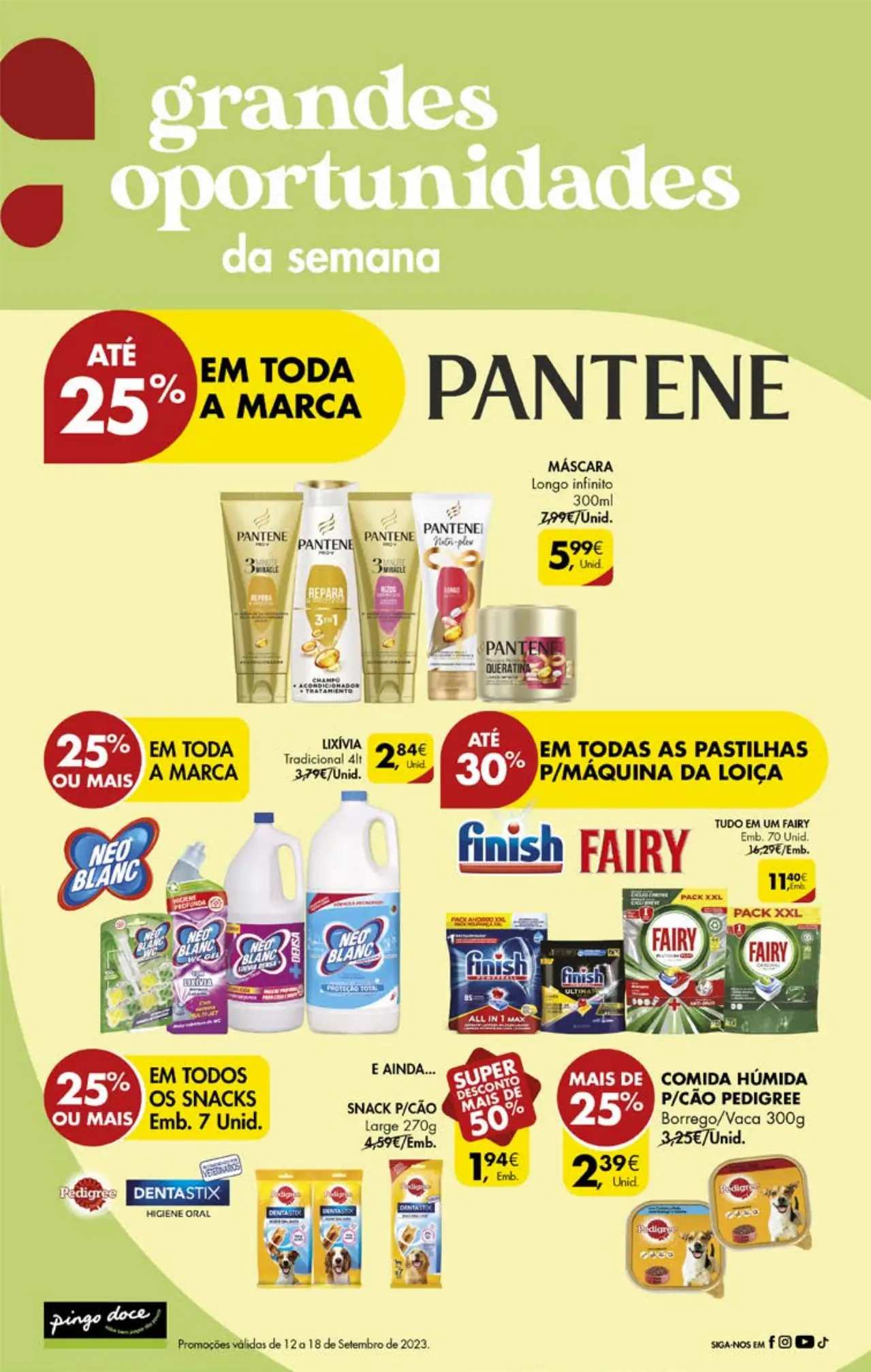 Antevis&atilde;o Folheto Pingo Doce fim-de-semana (15 a 18 setembro)