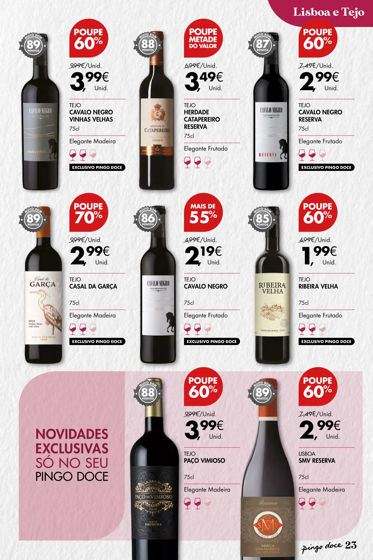 Cat&aacute;logo de Vinhos do Pingo Doce (12 setembro a 2 outubro)