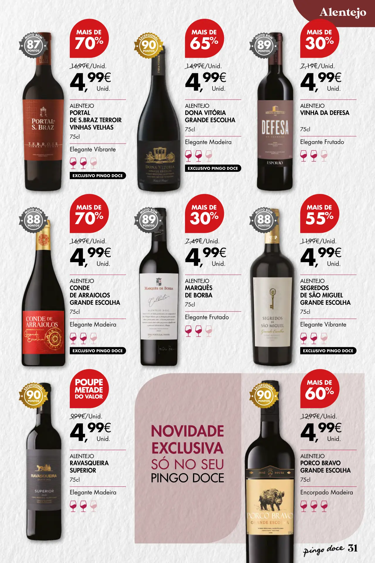 Cat&aacute;logo de Vinhos do Pingo Doce (12 setembro a 2 outubro)