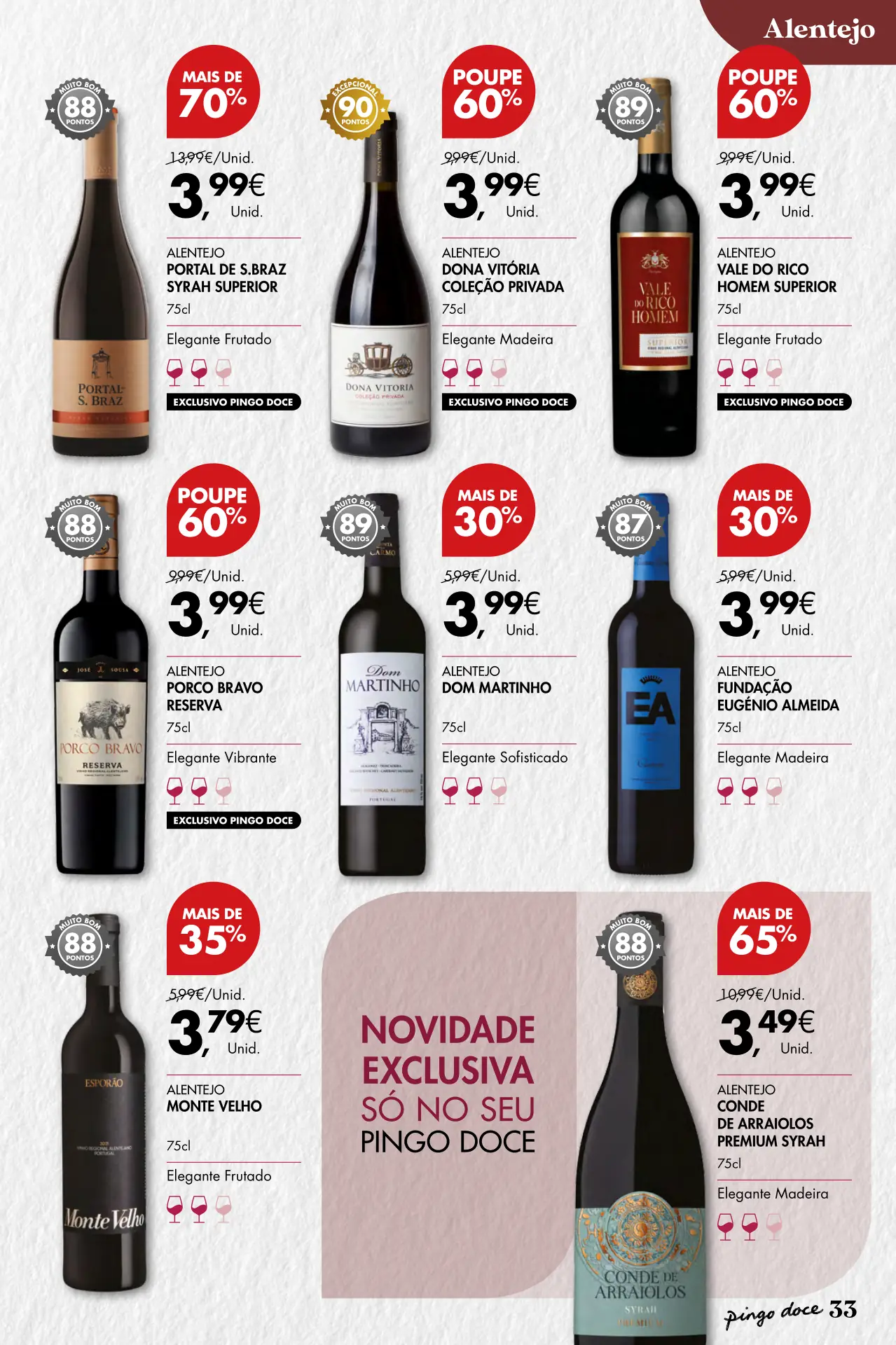 Cat&aacute;logo de Vinhos do Pingo Doce (12 setembro a 2 outubro)