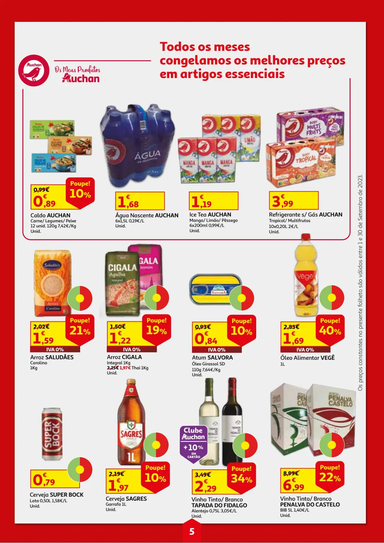 Folheto Auchan Cabaz Poupan&ccedil;a Setembro 2023