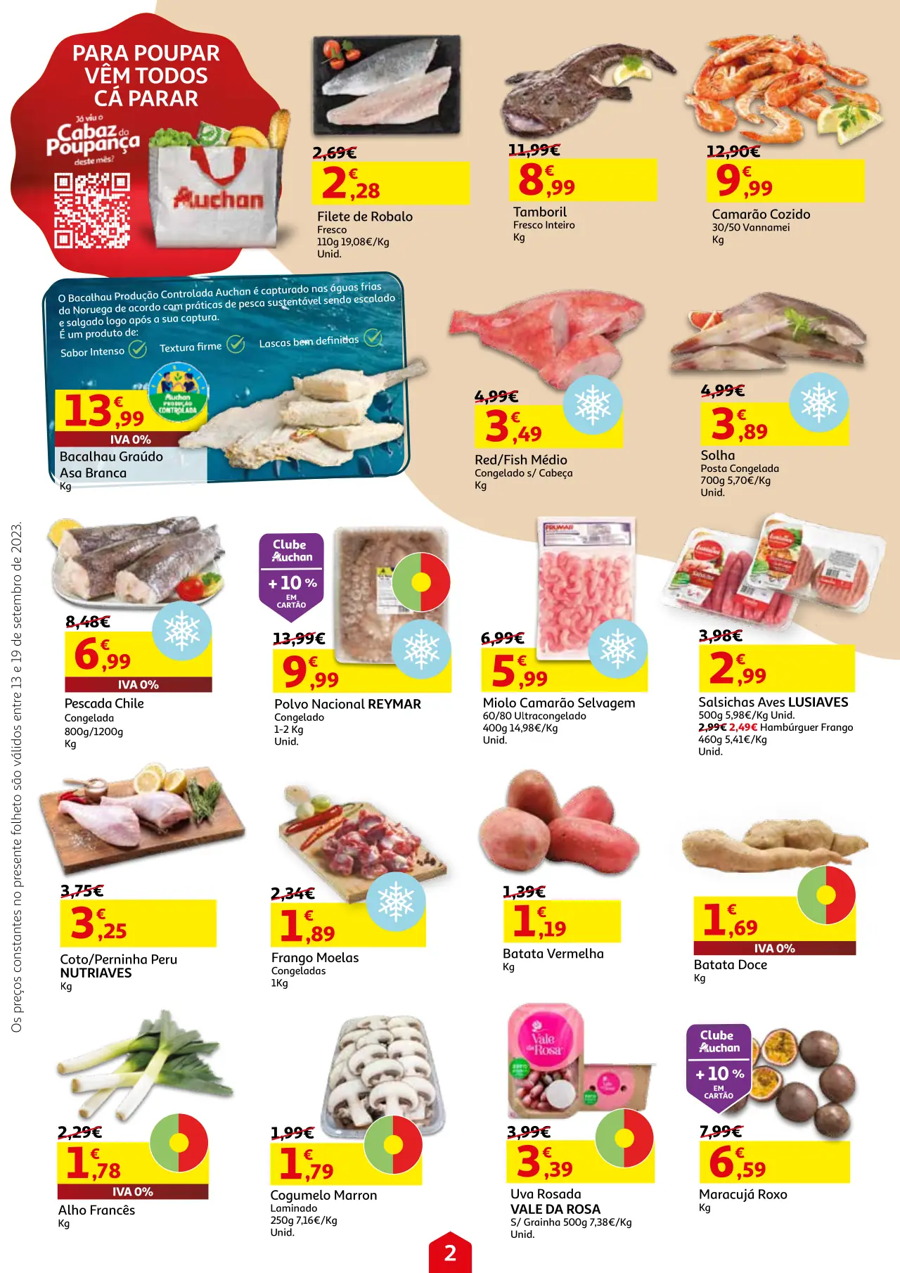 Folheto Auchan desta semana (13 a 19 setembro)