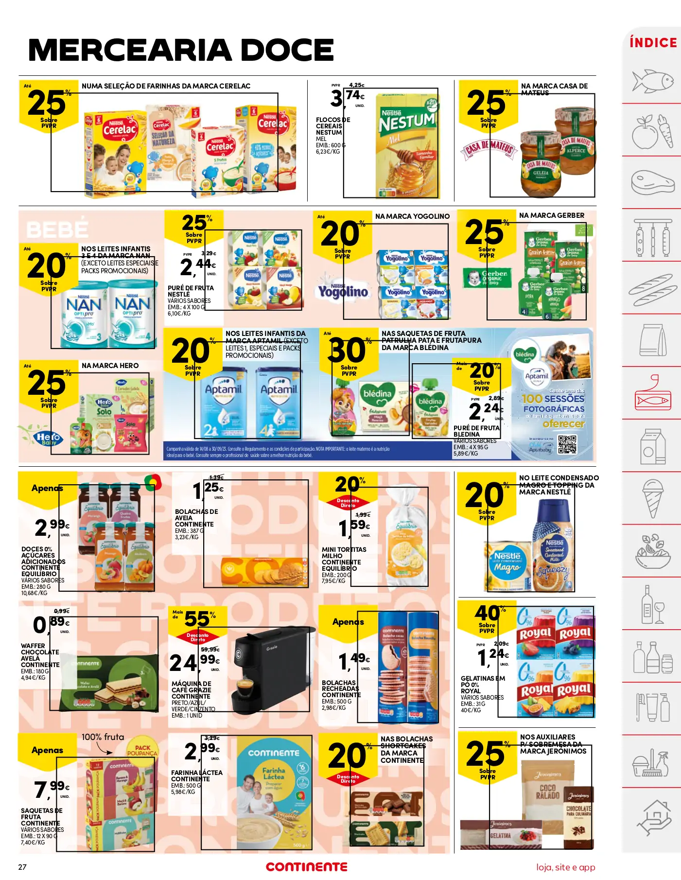 Folheto Continente desta semana (12 a 18 setembro)