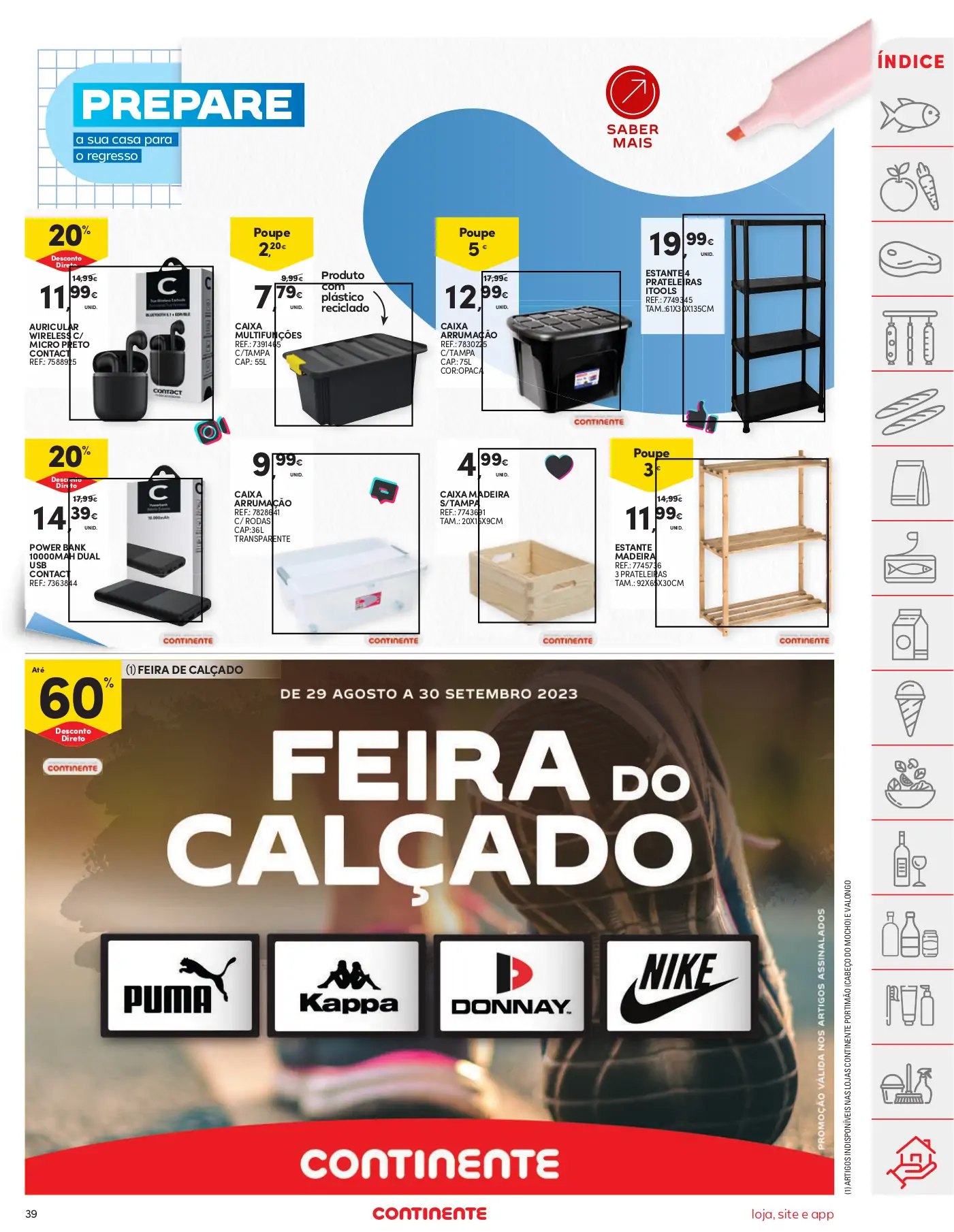 Folheto Continente desta semana (5 a 11 setembro)