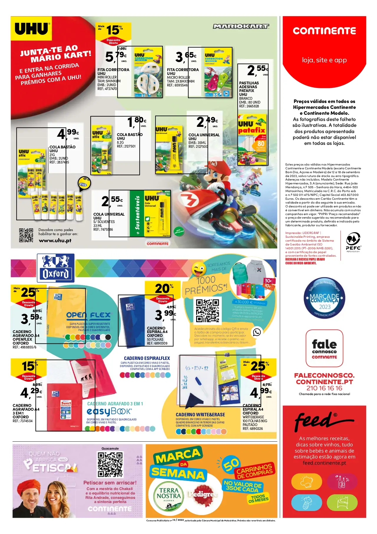 Folheto Continente desta semana (12 a 18 setembro)