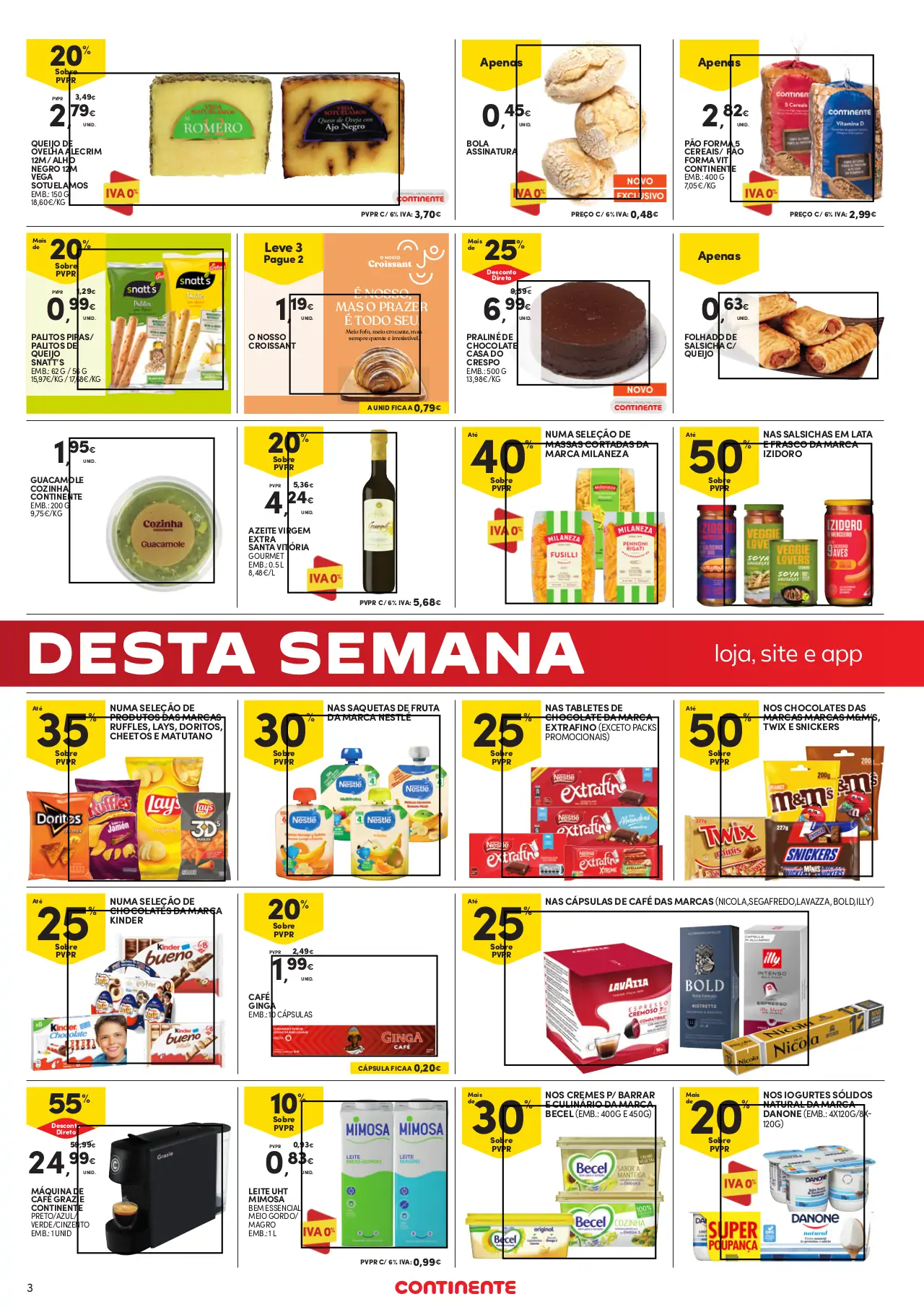 Folheto Continente fim-de-semana (15 a 18 setembro)
