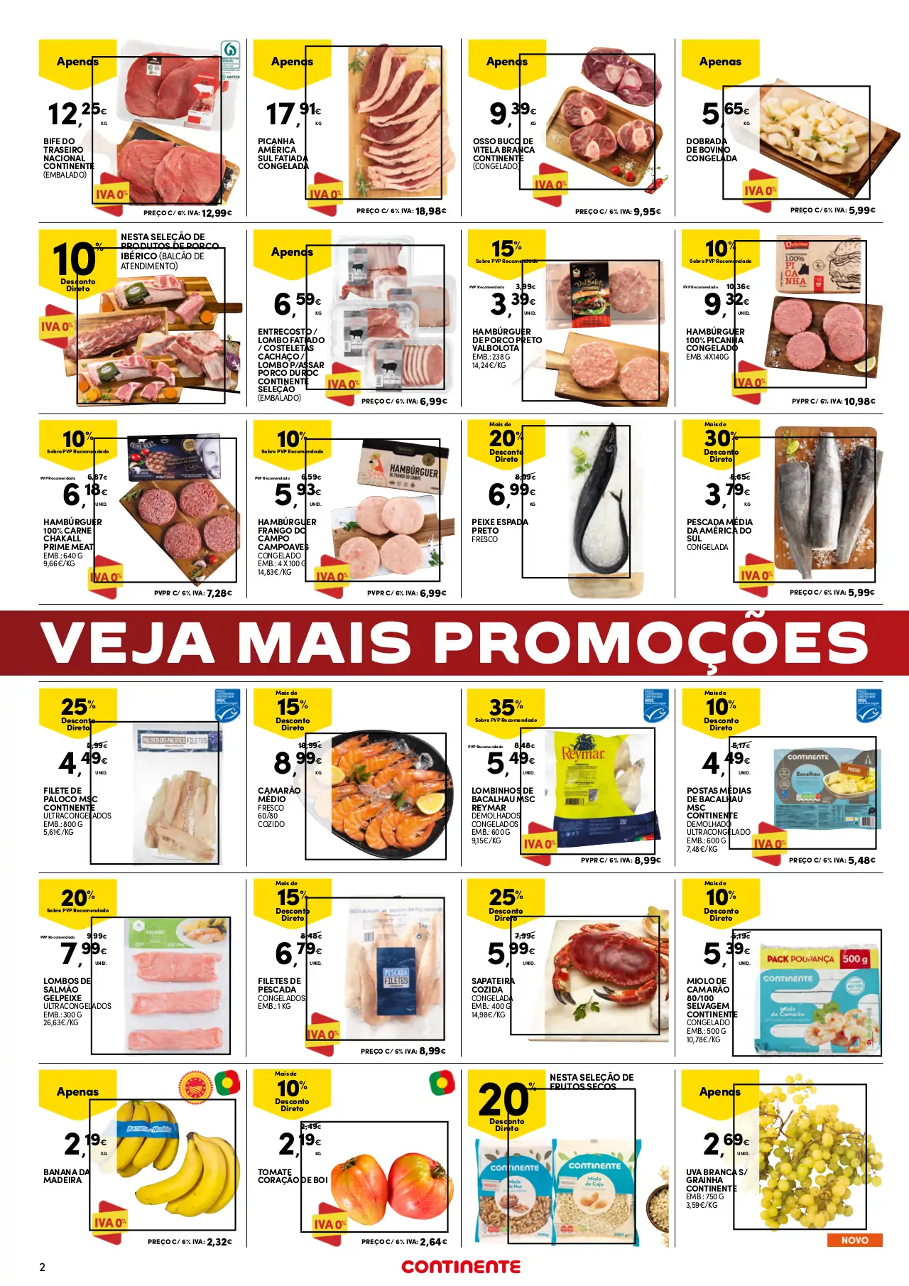 Folheto Continente fim-de-semana (1 a 4 setembro)