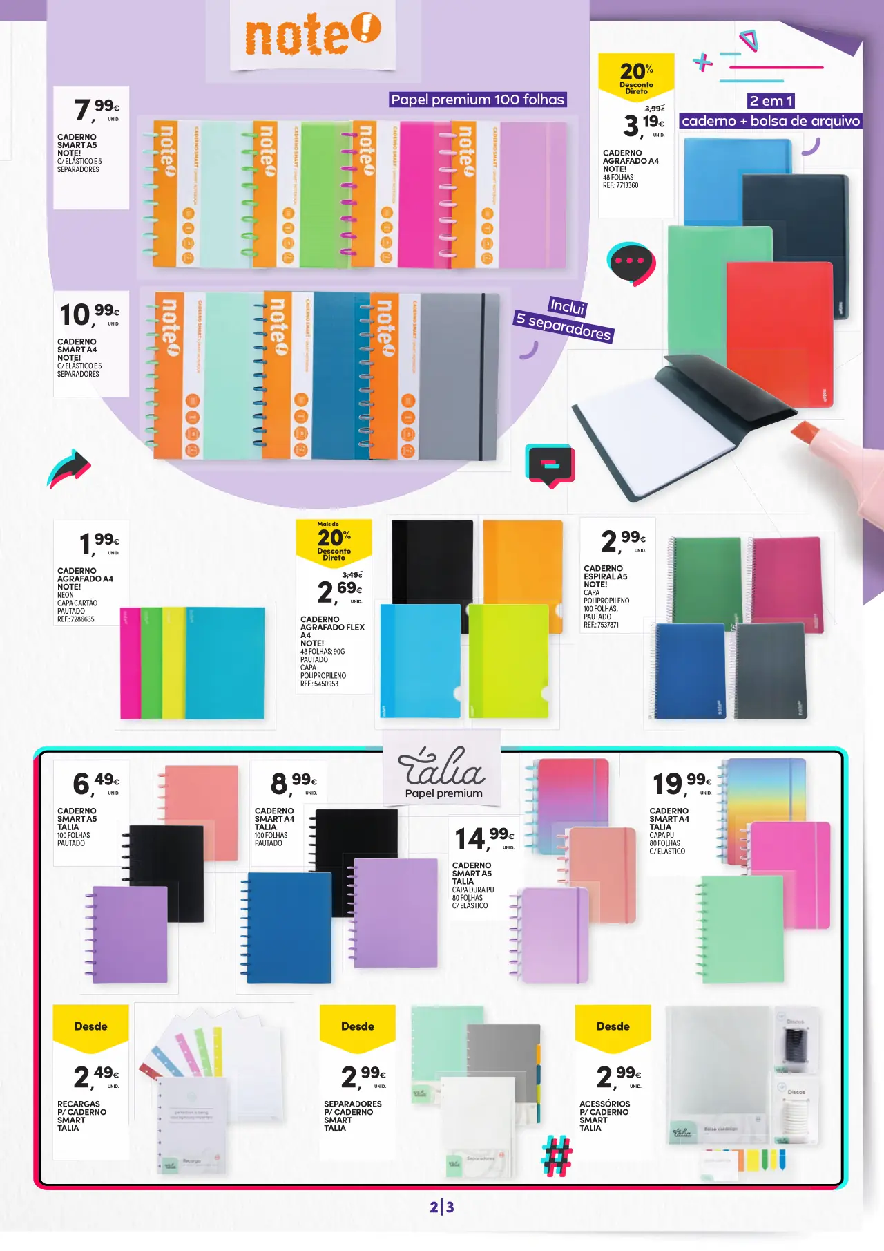 Folheto Continente especial Regresso &agrave;s Aulas (at&eacute; 17 setembro)