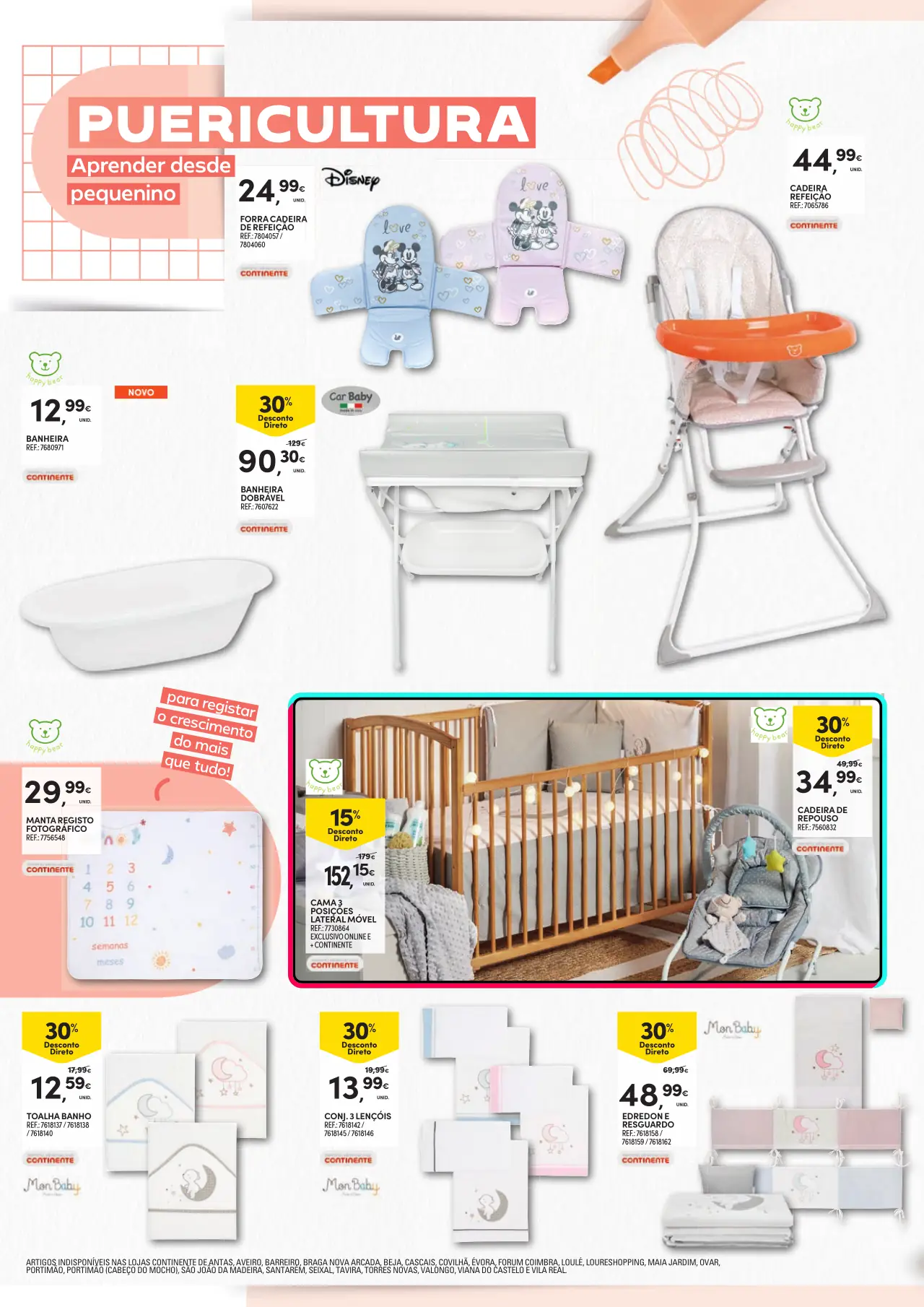 Folheto Continente especial Regresso &agrave;s Aulas (at&eacute; 17 setembro)