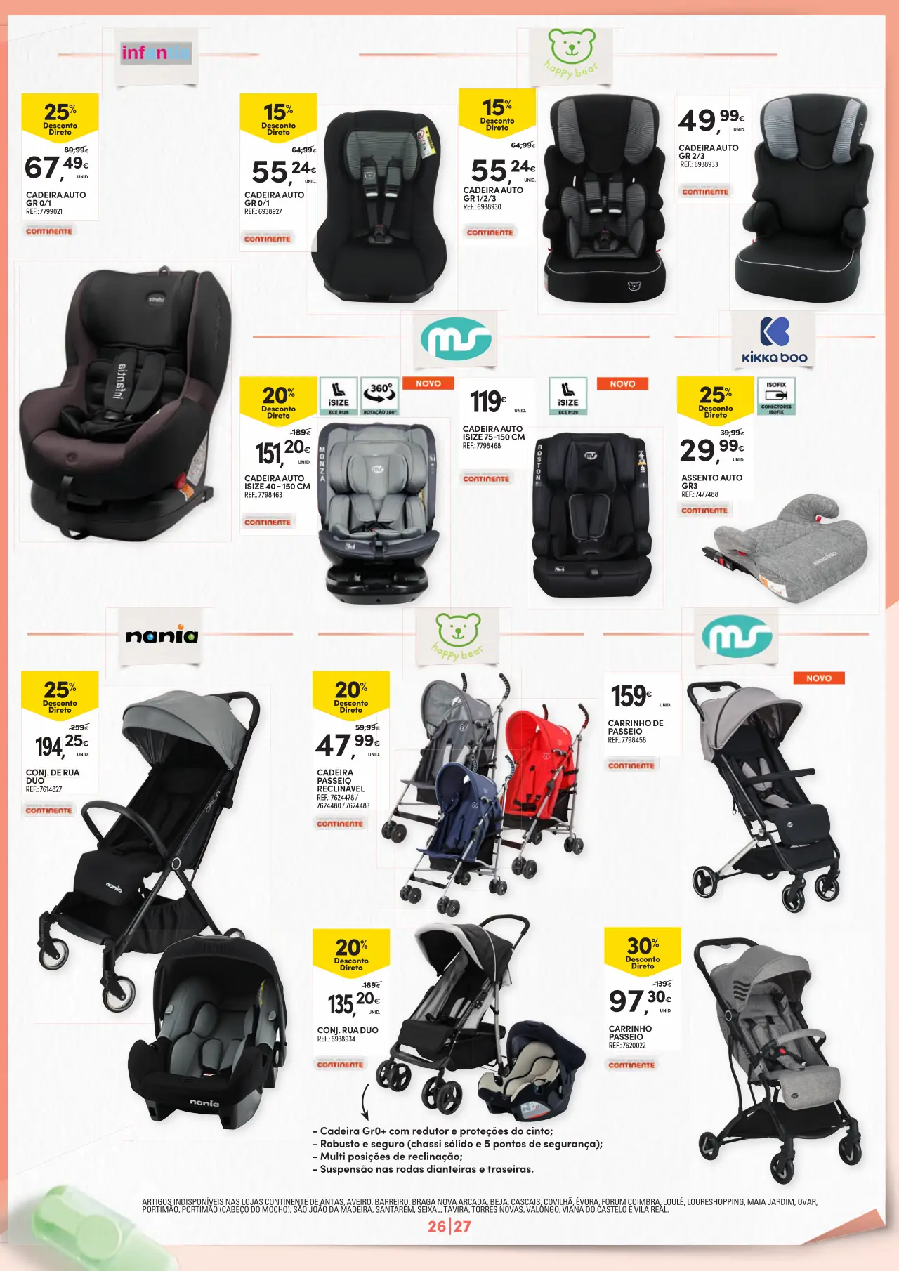 Folheto Continente especial Regresso &agrave;s Aulas (at&eacute; 17 setembro)