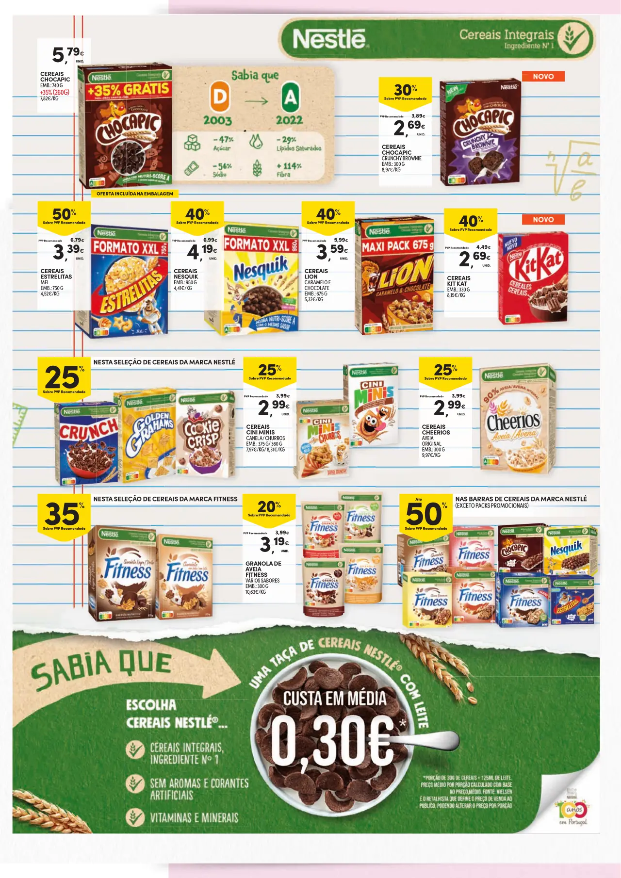 Folheto Continente especial Regresso &agrave;s Aulas (at&eacute; 17 setembro)