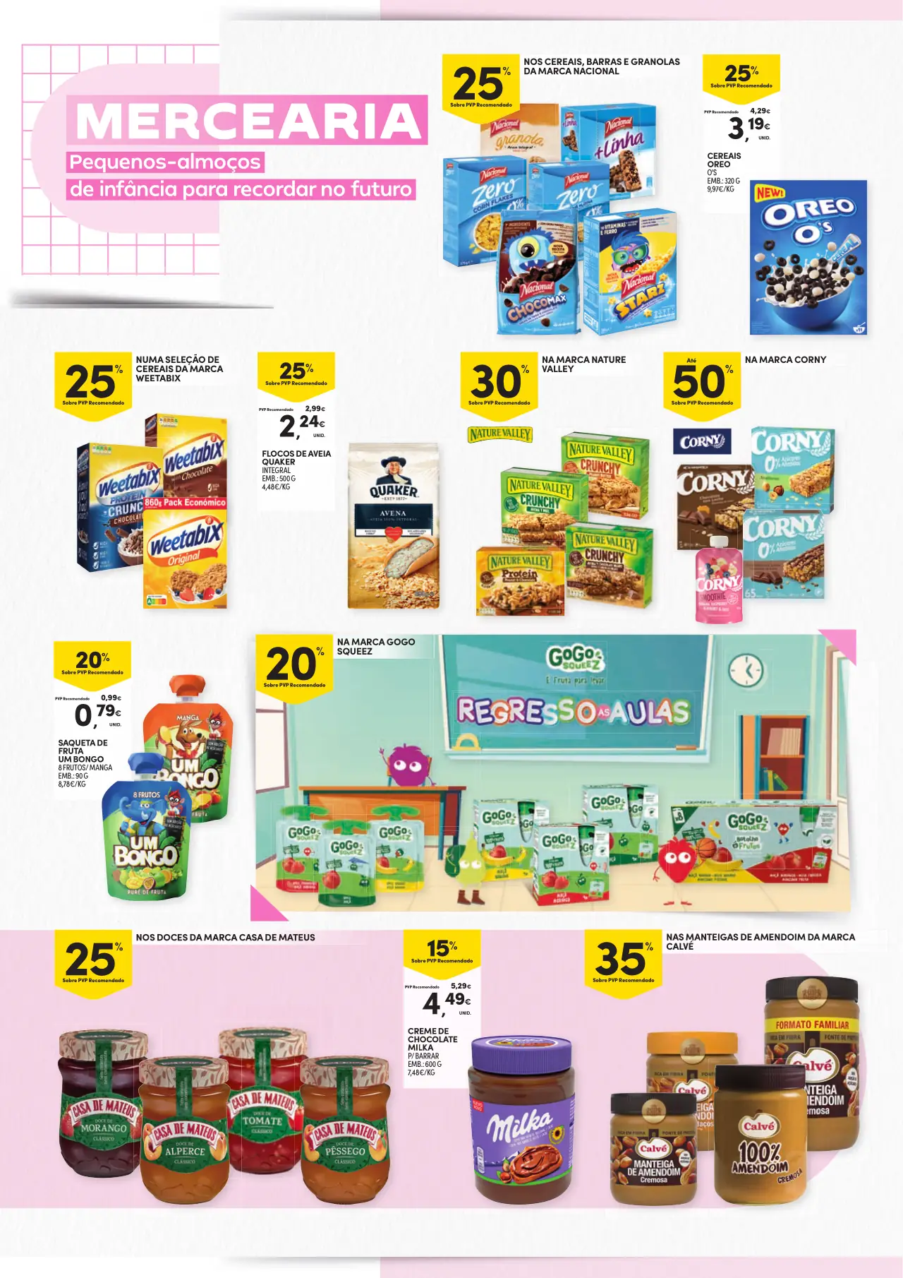 Folheto Continente especial Regresso &agrave;s Aulas (at&eacute; 17 setembro)