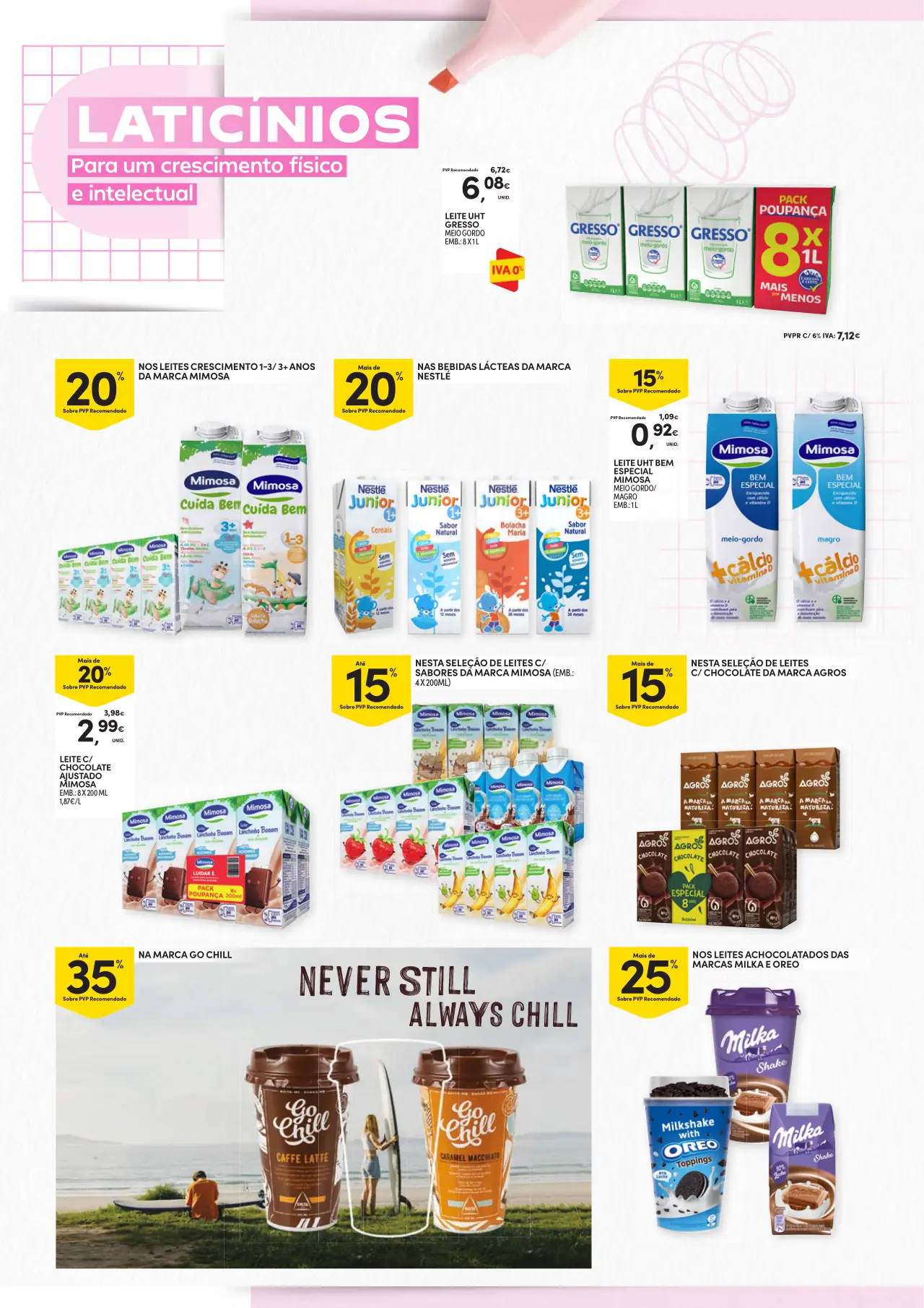 Folheto Continente especial Regresso &agrave;s Aulas (at&eacute; 17 setembro)