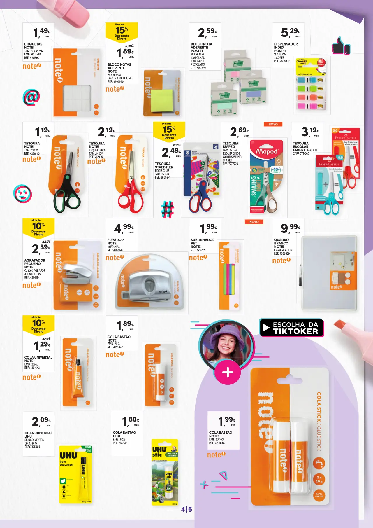 Folheto Continente especial Regresso &agrave;s Aulas (at&eacute; 17 setembro)