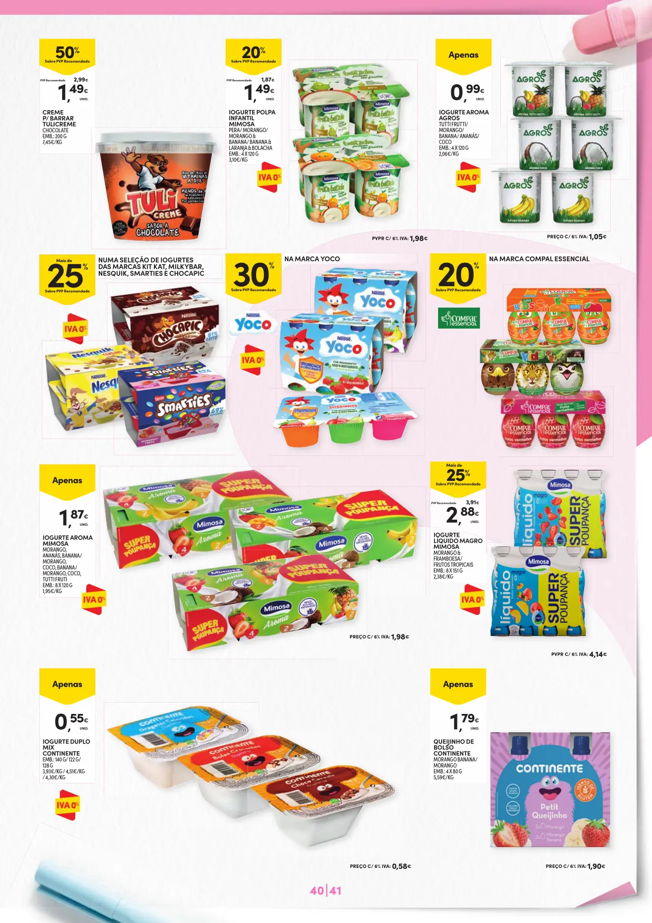 Folheto Continente especial Regresso &agrave;s Aulas (at&eacute; 17 setembro)