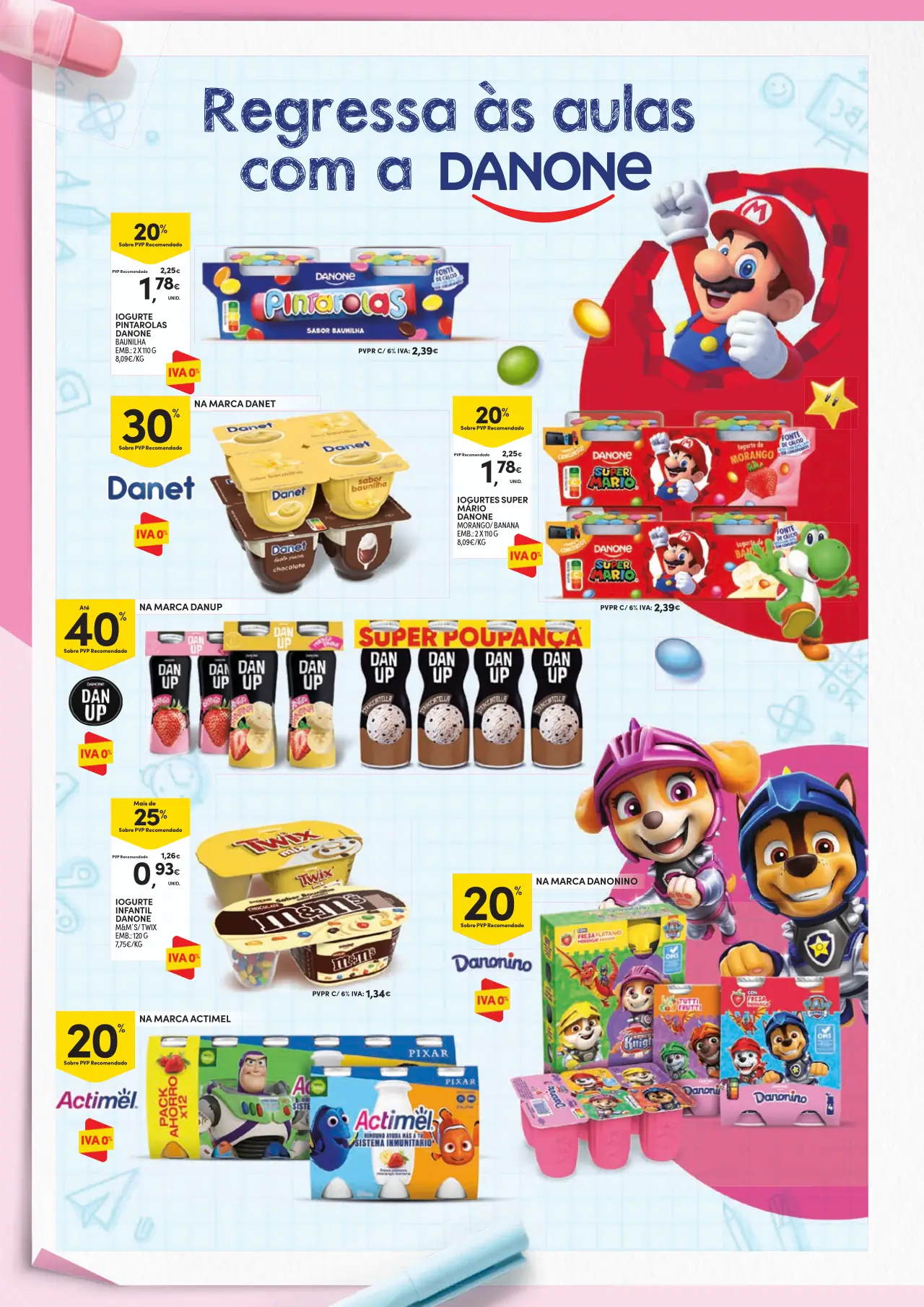 Folheto Continente especial Regresso &agrave;s Aulas (at&eacute; 17 setembro)