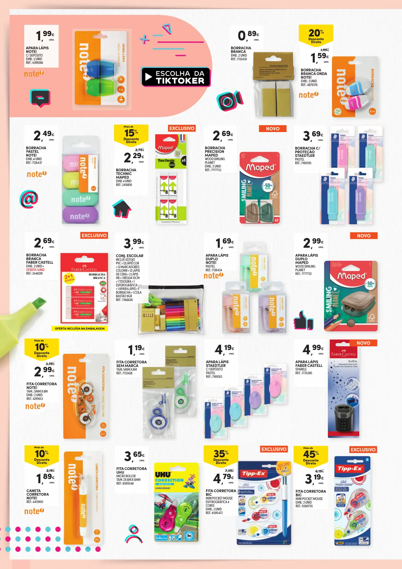 Folheto Continente especial Regresso &agrave;s Aulas (at&eacute; 17 setembro)